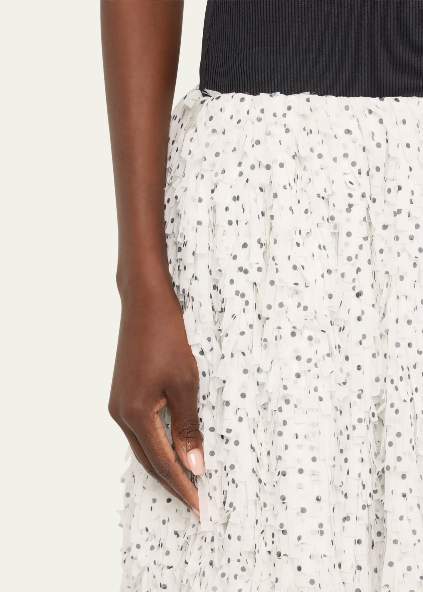 Juni Fringe Drop-Waist Midi Dress - Thumbnail 5