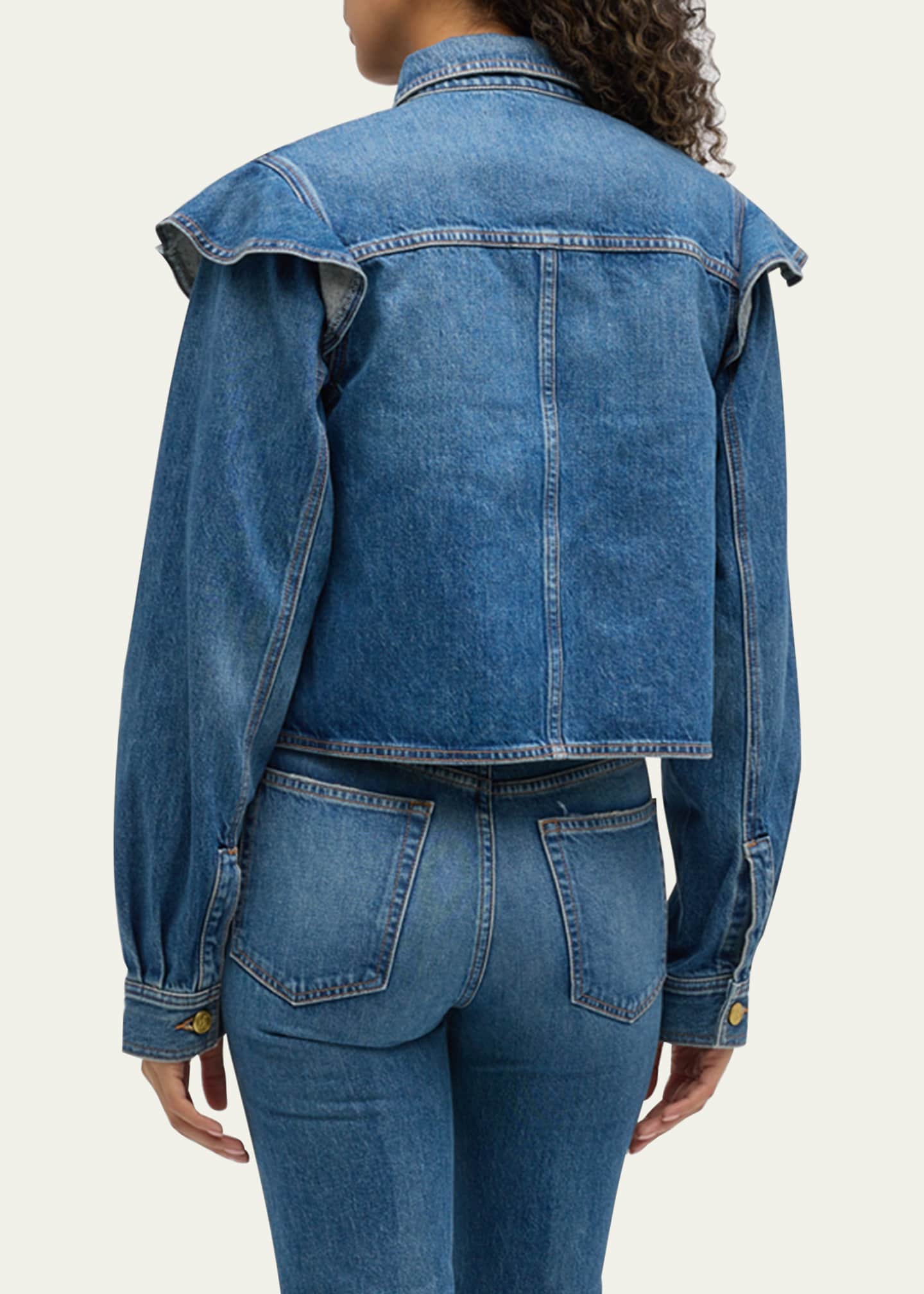 Ulla Johnson The Mathilde Denim Shirt Image 3 of 5