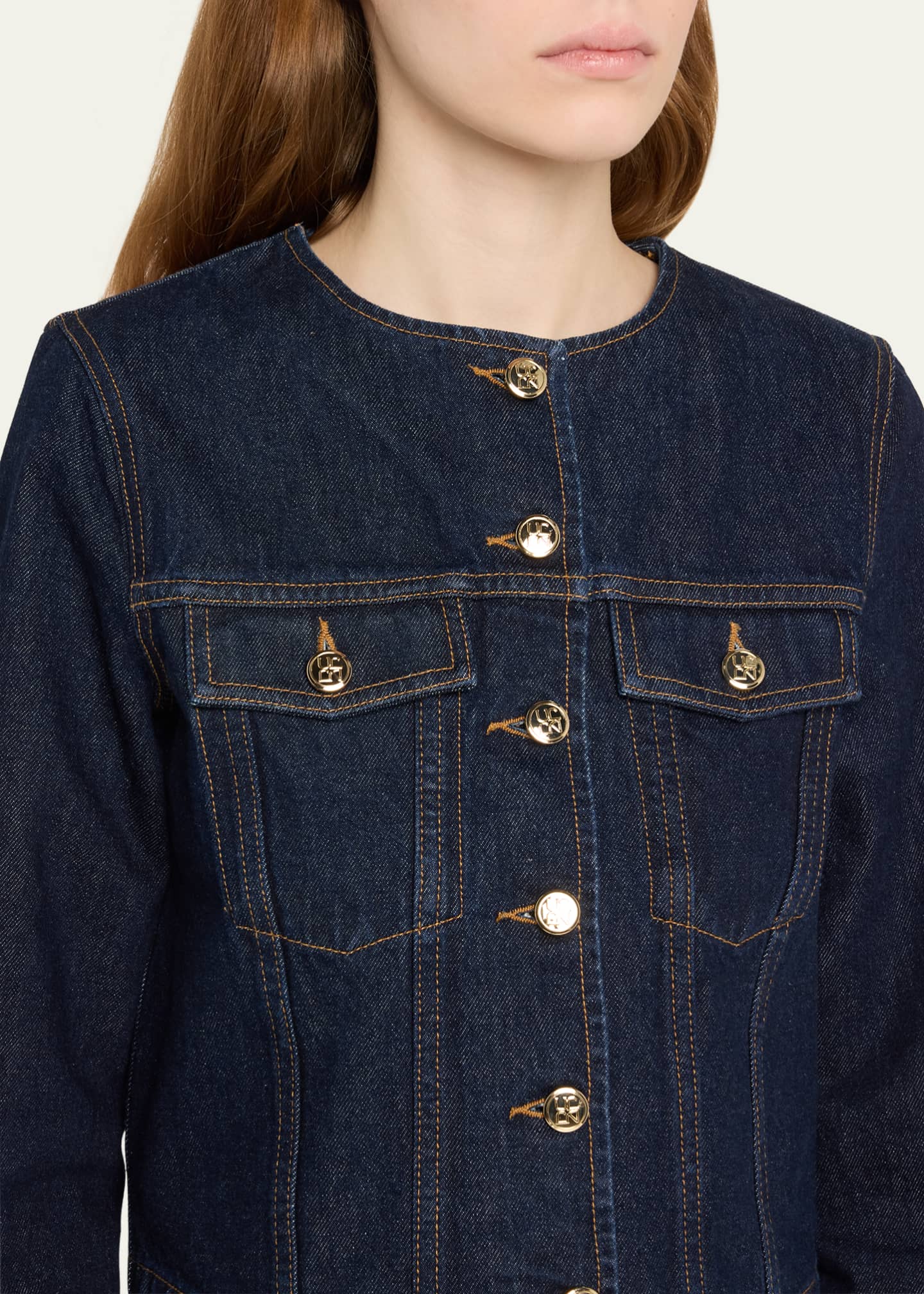 Ulla Johnson The Sabine Tailored Denim Jacket Image 5 of 5