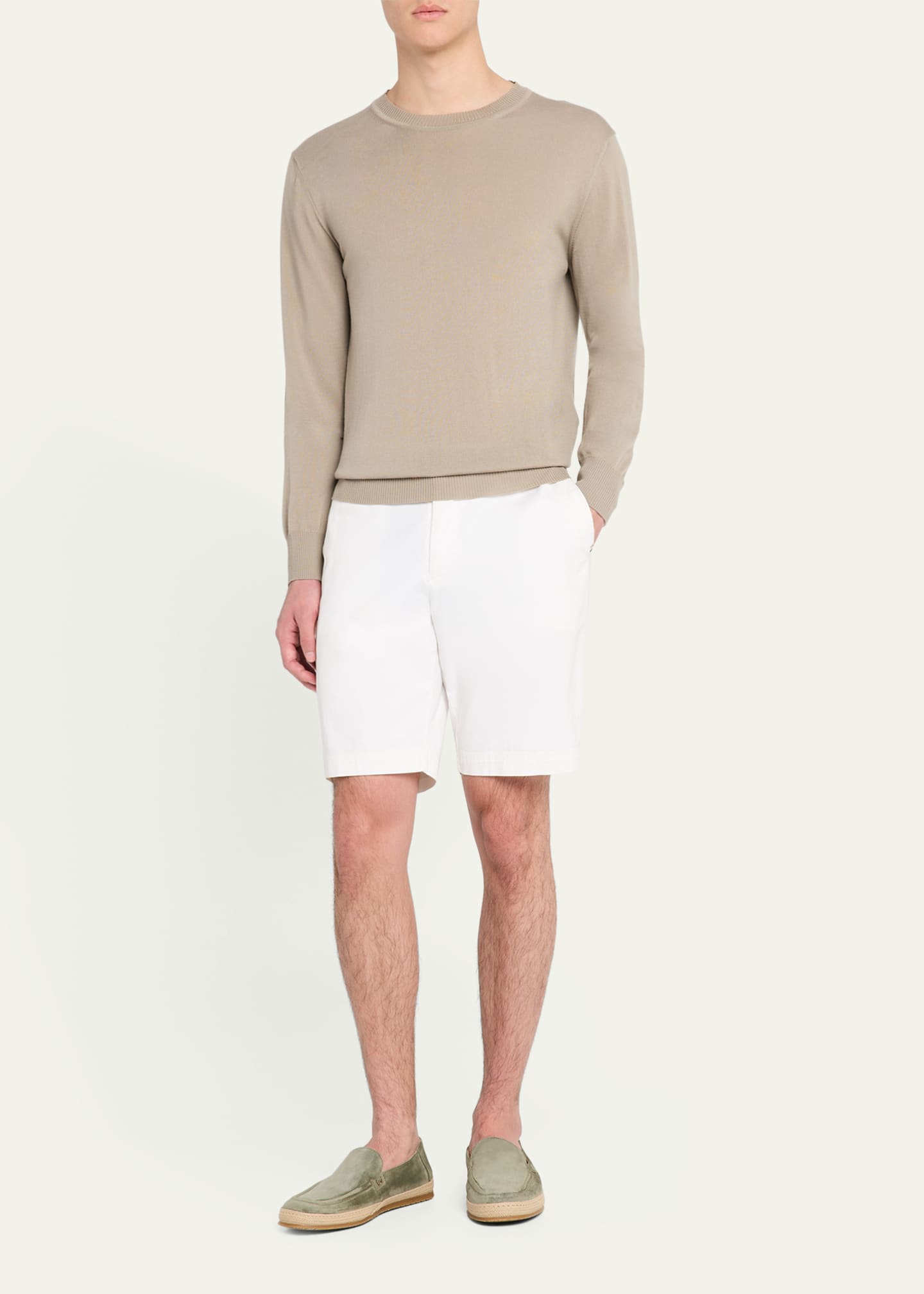 Stuart Weitzman Men's Bala Suede Espadrilles Image 3 of 6