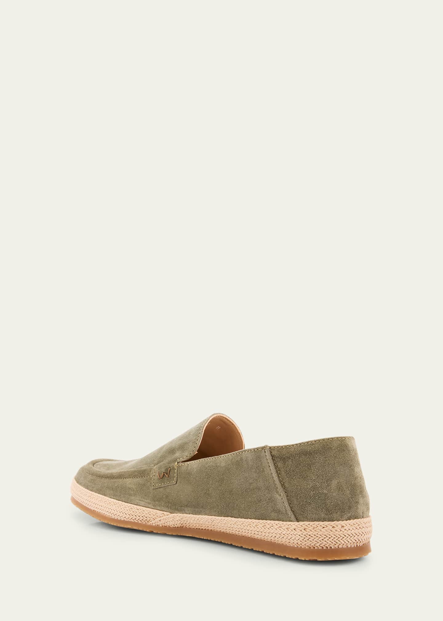 Stuart Weitzman Men's Bala Suede Espadrilles Image 4 of 6