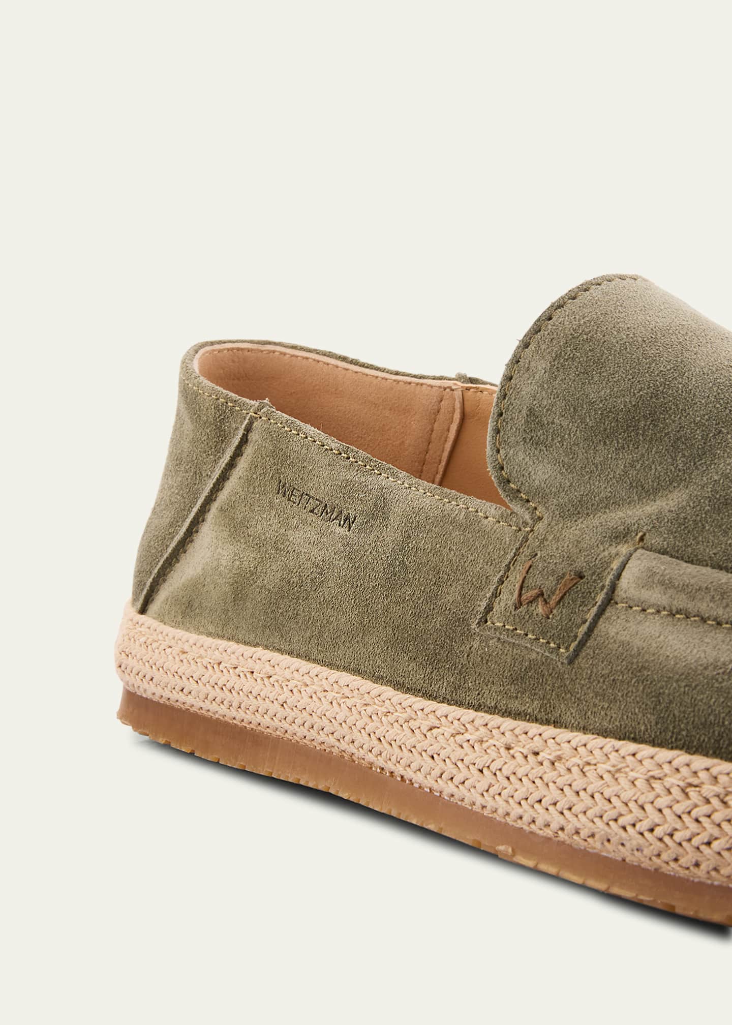 Stuart Weitzman Men's Bala Suede Espadrilles Image 5 of 6