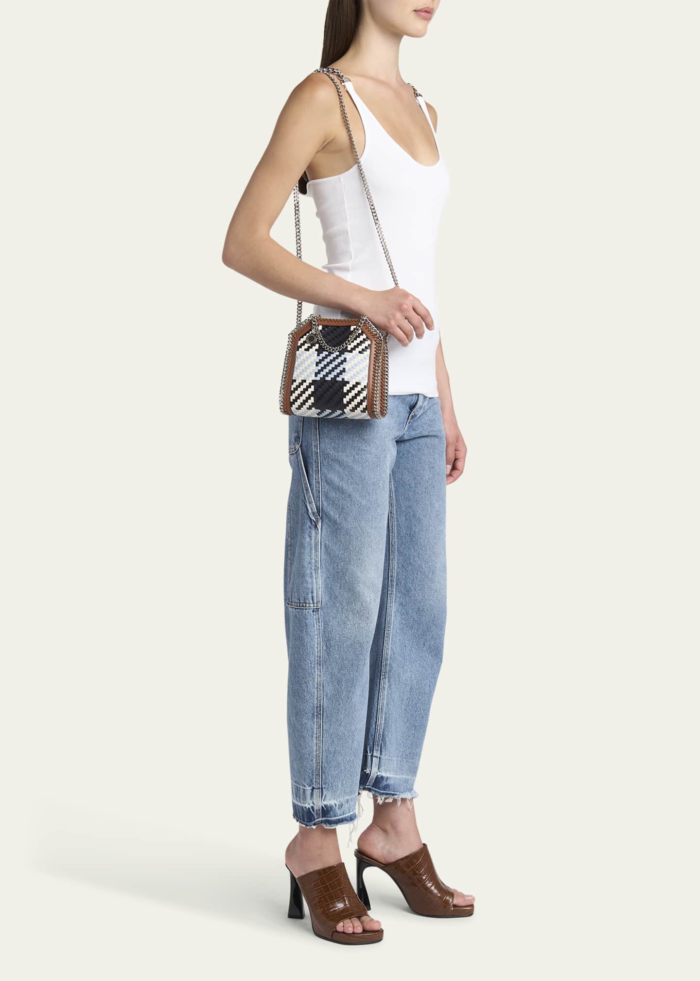 Stella McCartney Tiny Eco Alter Woven Tote Bag Image 5 of 5