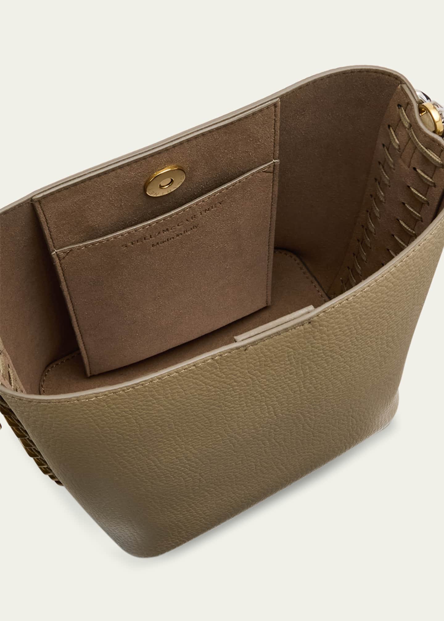 Stella McCartney Frayme Vegan Leather Bucket Bag Image 4 of 6