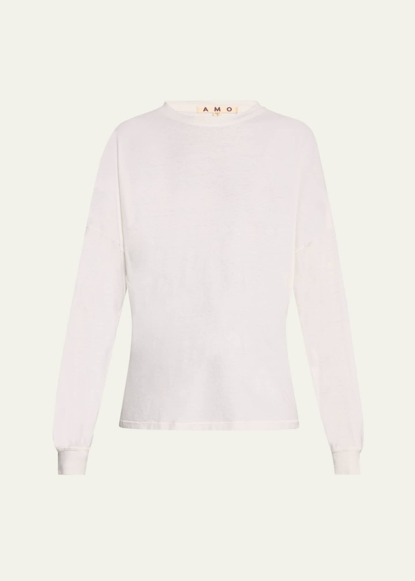 AMO Denim Soulmate Long-Sleeve Tee Image 1 of 5
