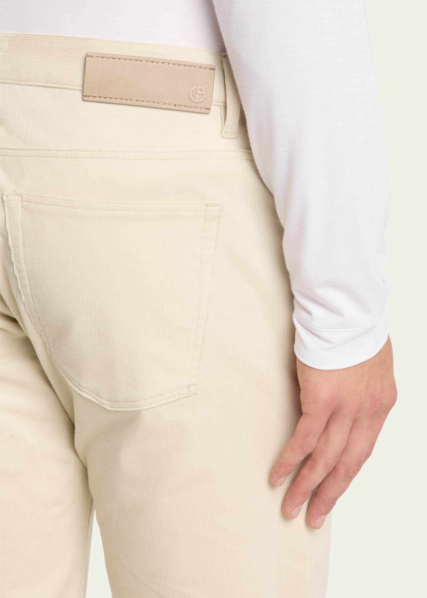 Giorgio Armani Men's Corduroy 5-Pocket Pants Image 5 of 5