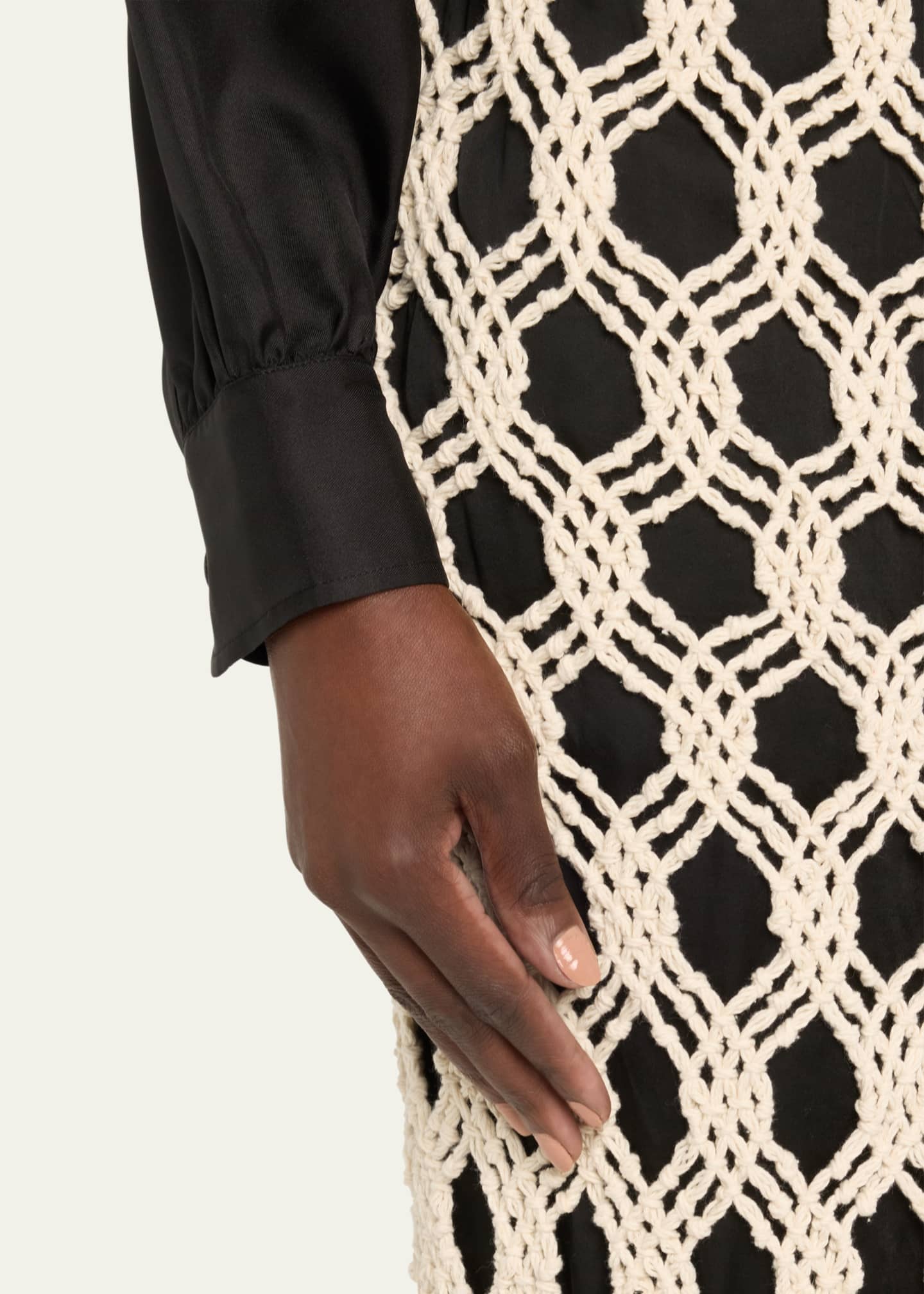 Diotima Sparrow Macrame Midi Skirt Image 5 of 5