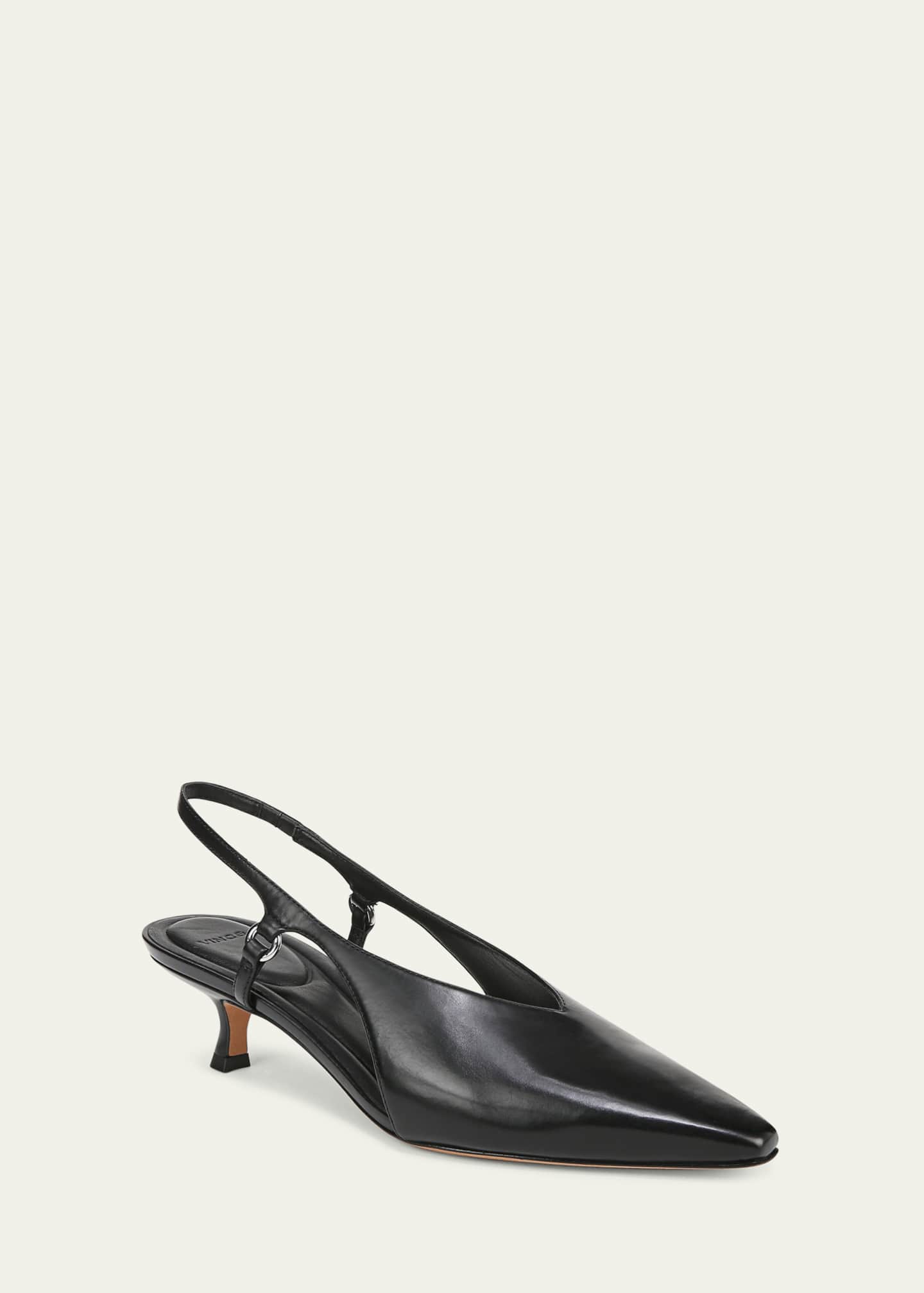 Vince Sabrina Leather Slingback Pumps Image 2 of 4