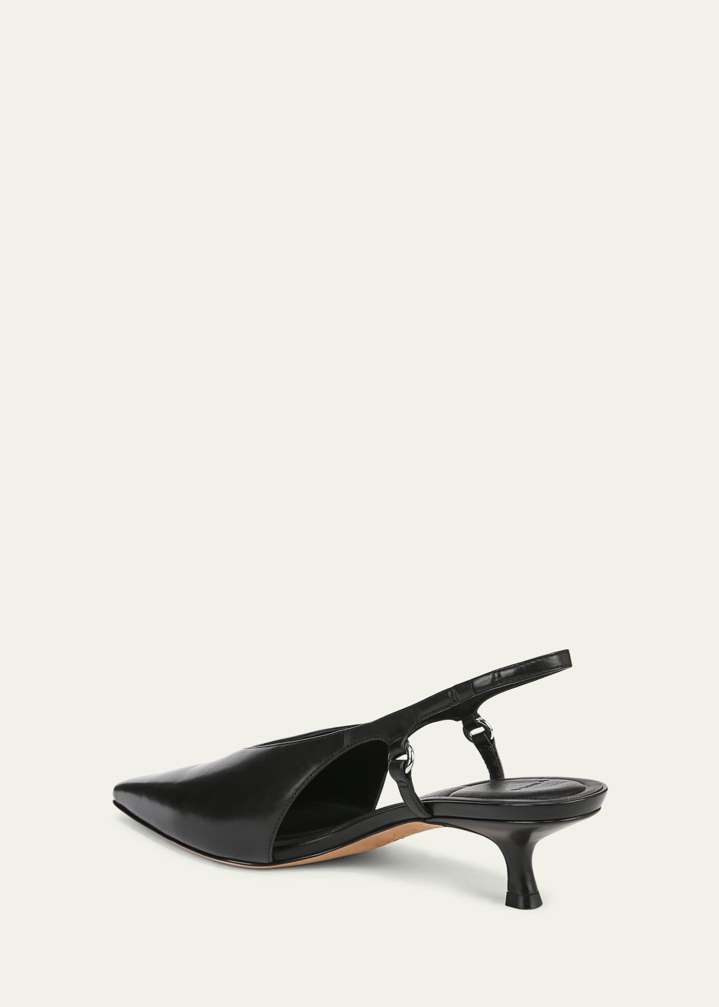 Vince Sabrina Leather Slingback Pumps Image 3 of 4