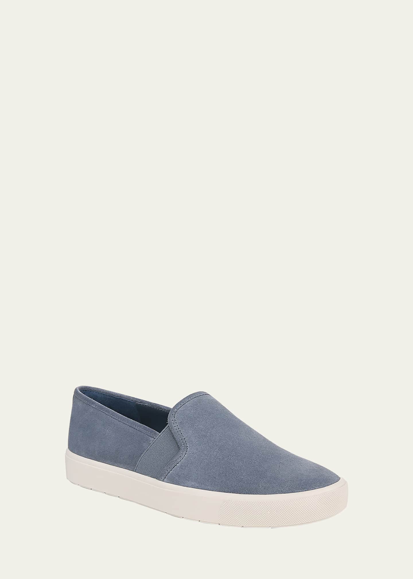 Vince Beige & Green Slip-On Sneakers - Sophisticated Comfort for Every Occasion