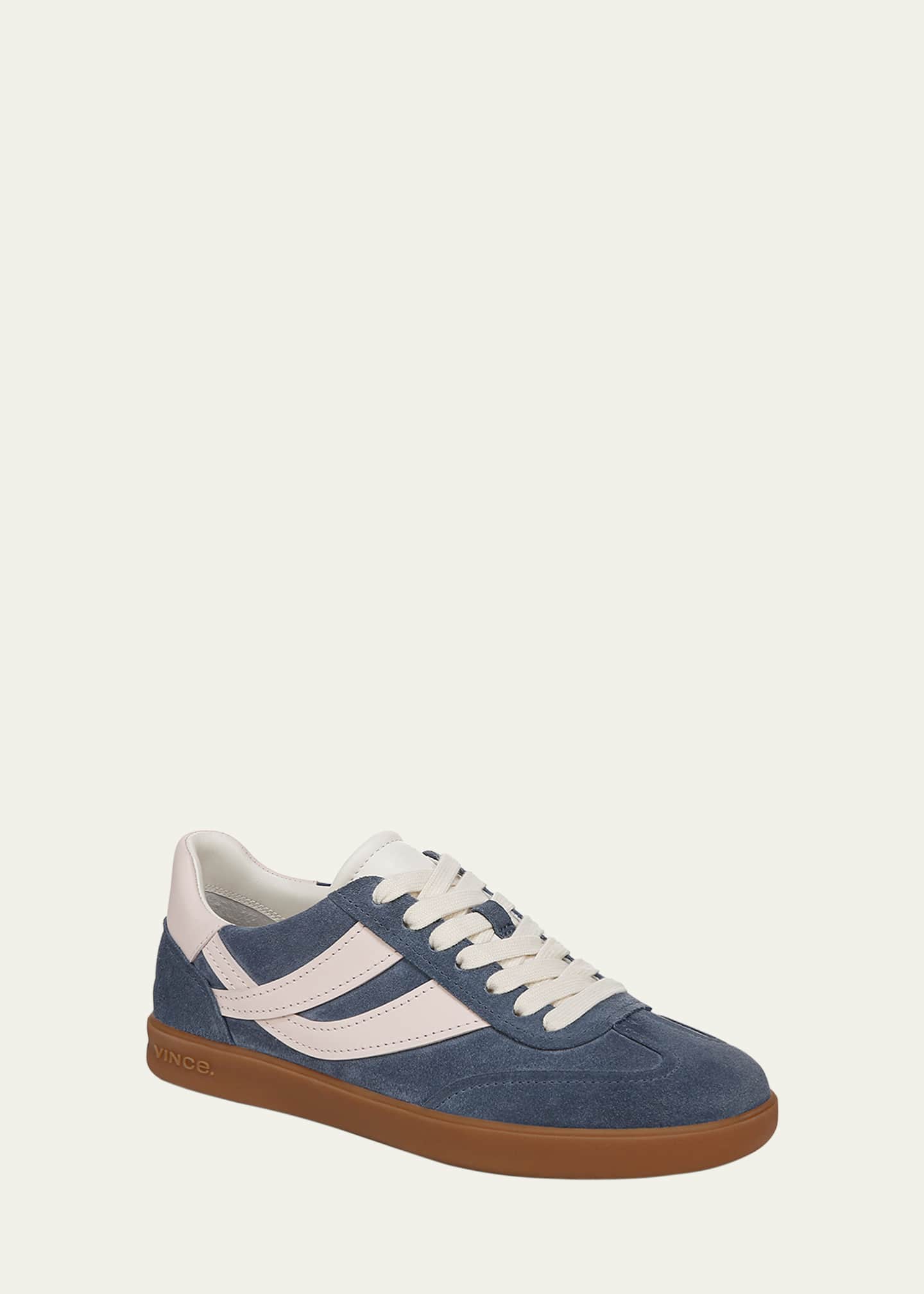 Vince Oasis Mixed Leather Retro Sneakers Image 2 of 5