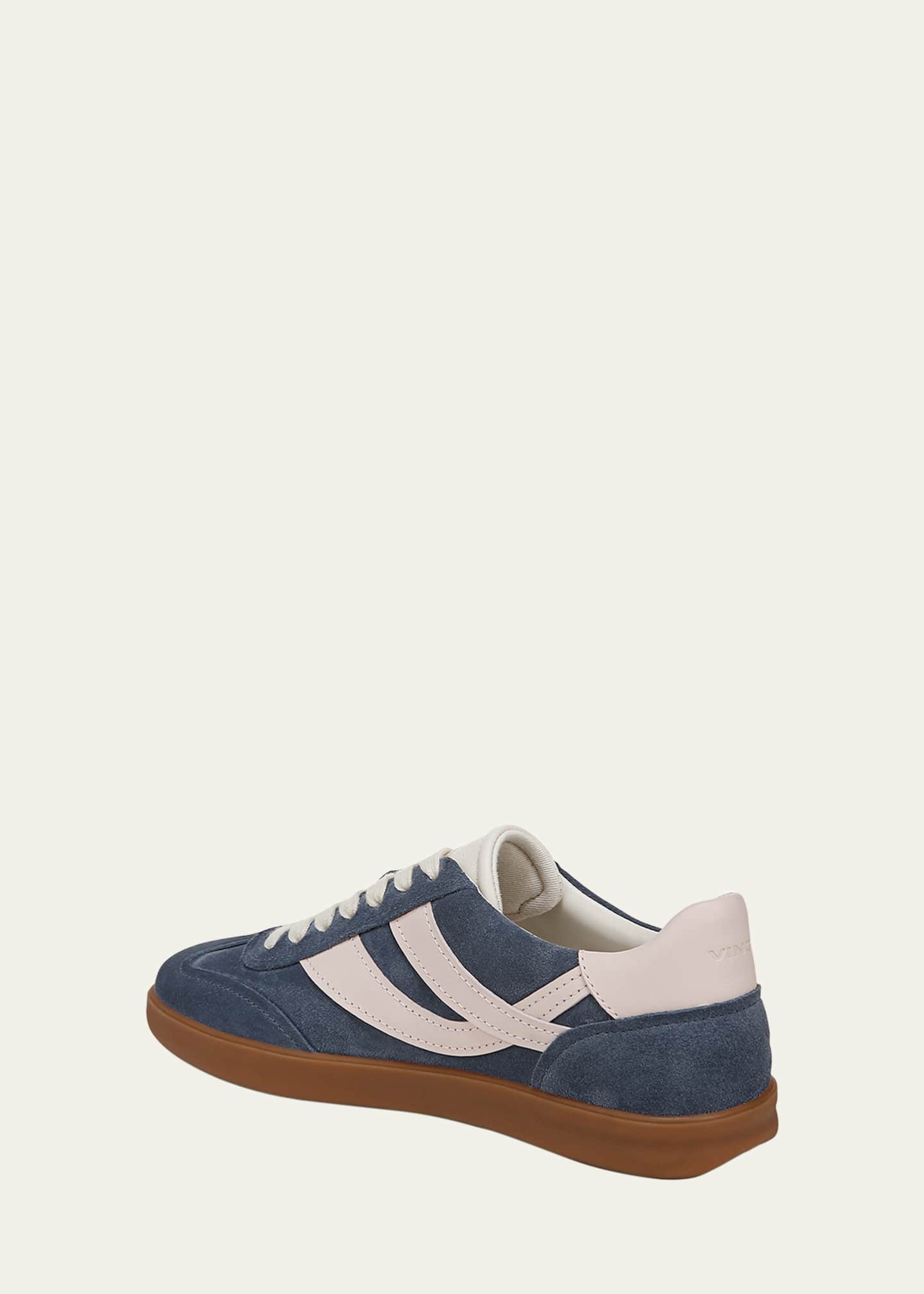 Vince Oasis Mixed Leather Retro Sneakers Image 3 of 5