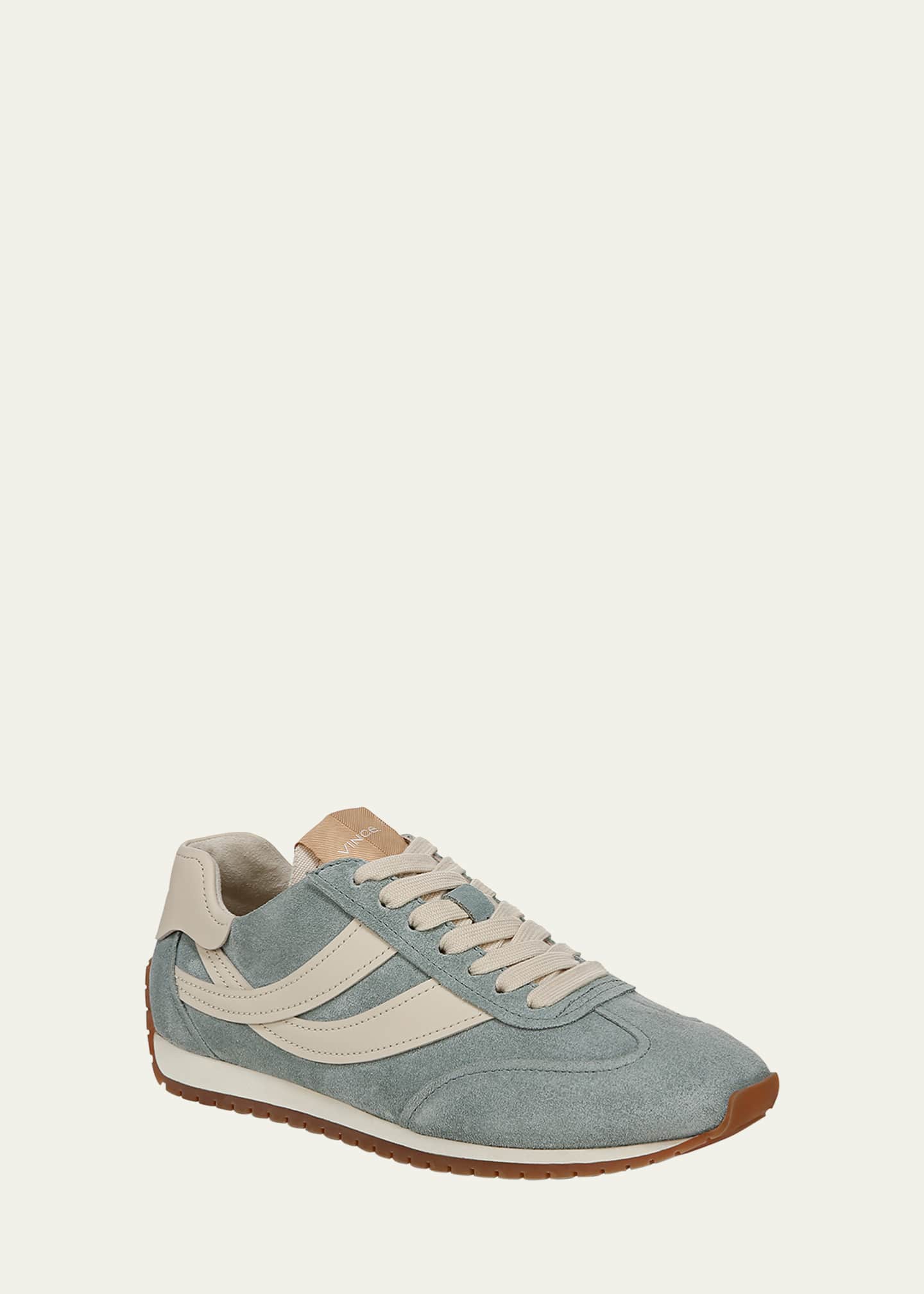 Vince Oasis Bicolor Leather Runner Sneakers Image 2 of 4