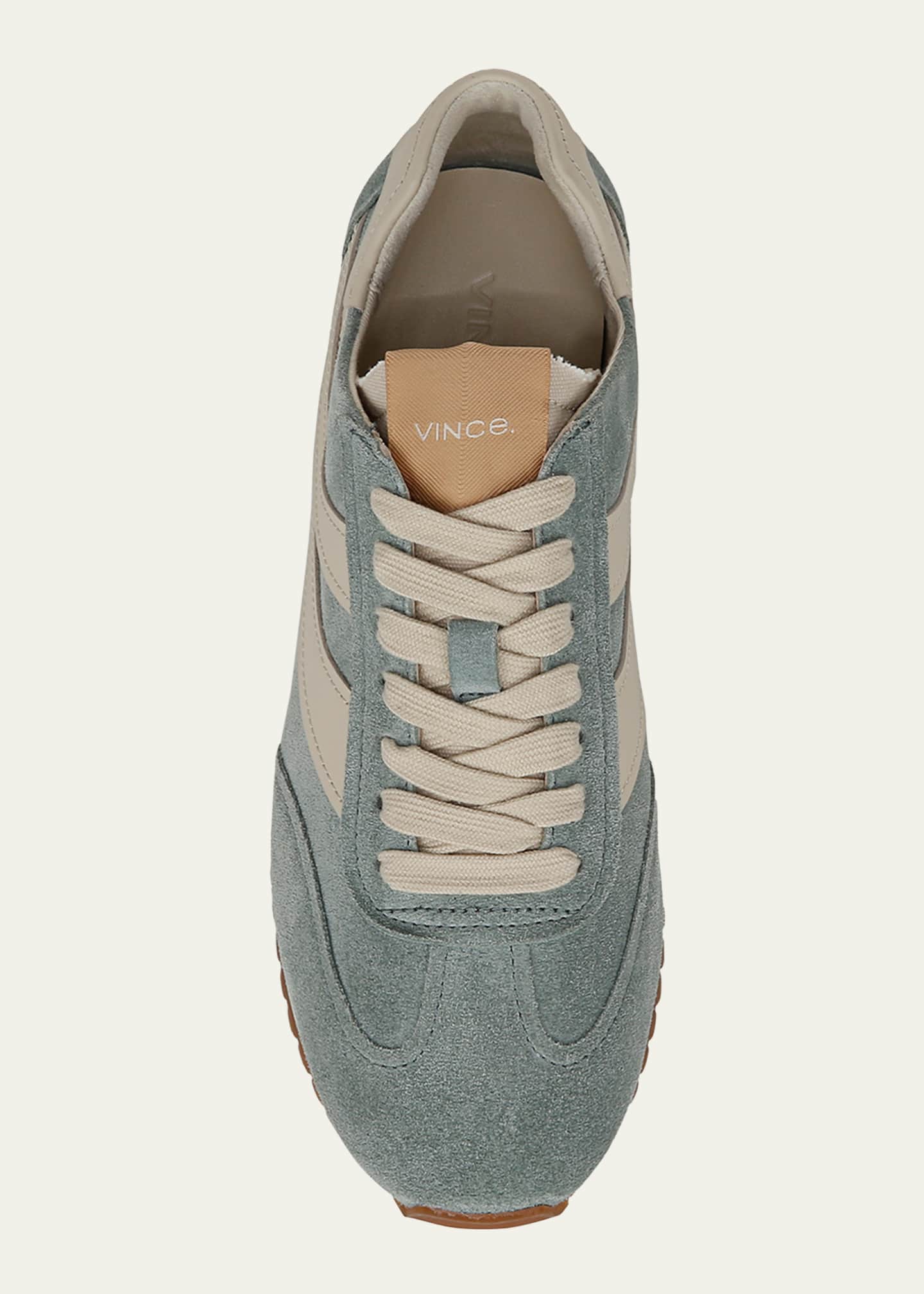 Vince Oasis Bicolor Leather Runner Sneakers Image 4 of 4