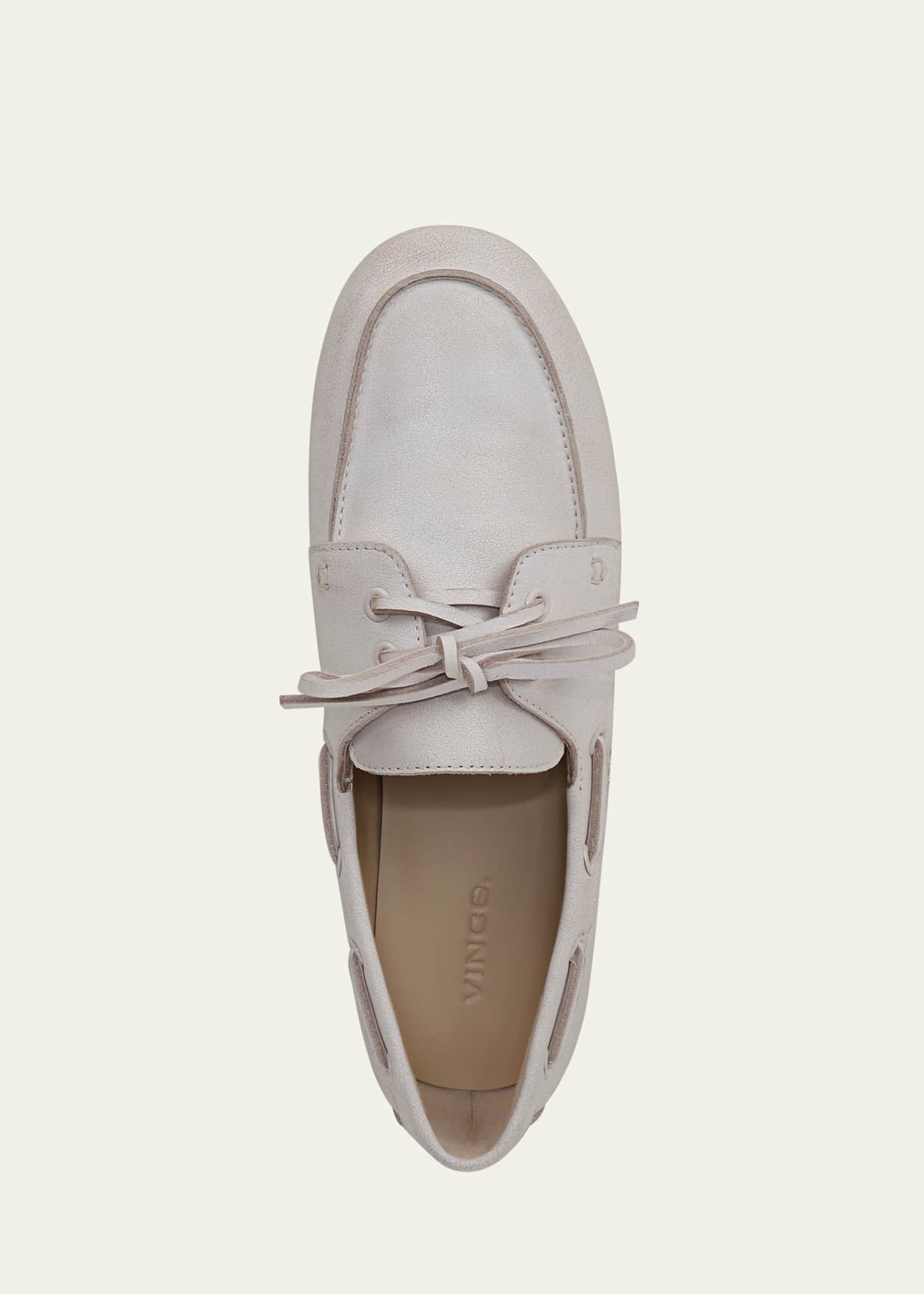 Vince Marin Leather Boat Loafers Image 5 of 5
