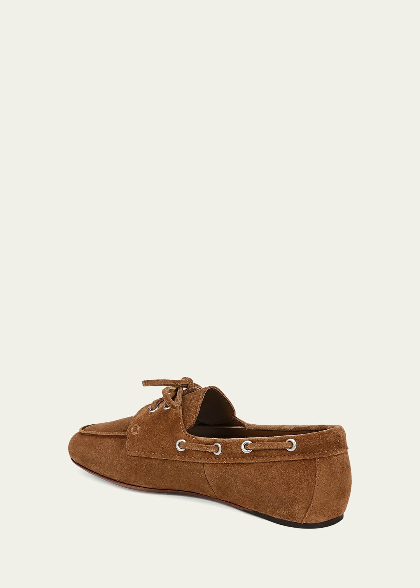 Vince Marin Suede Boat Loafers Image 3 of 4