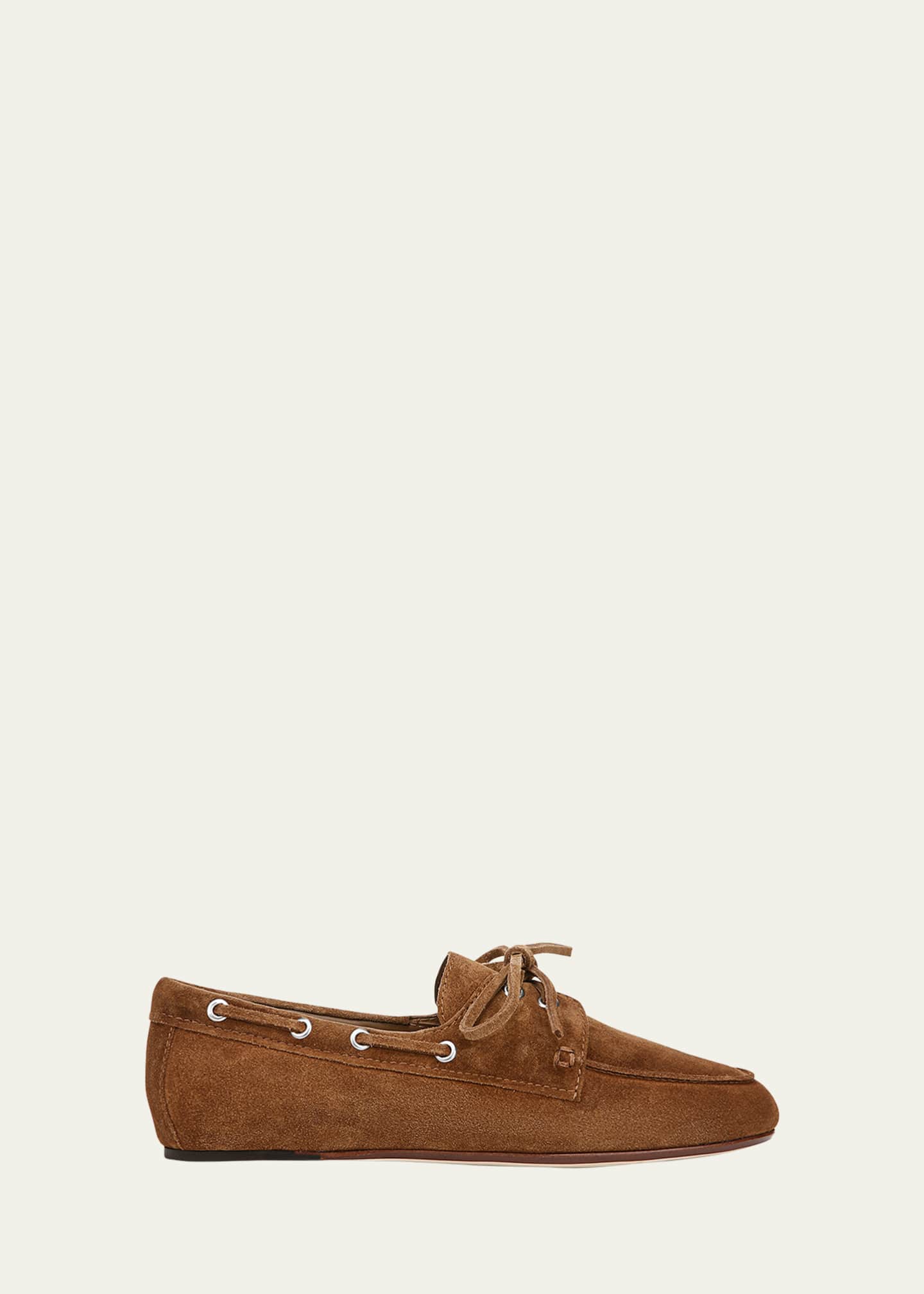 Vince Marin Suede Boat Loafers Image 1 of 4