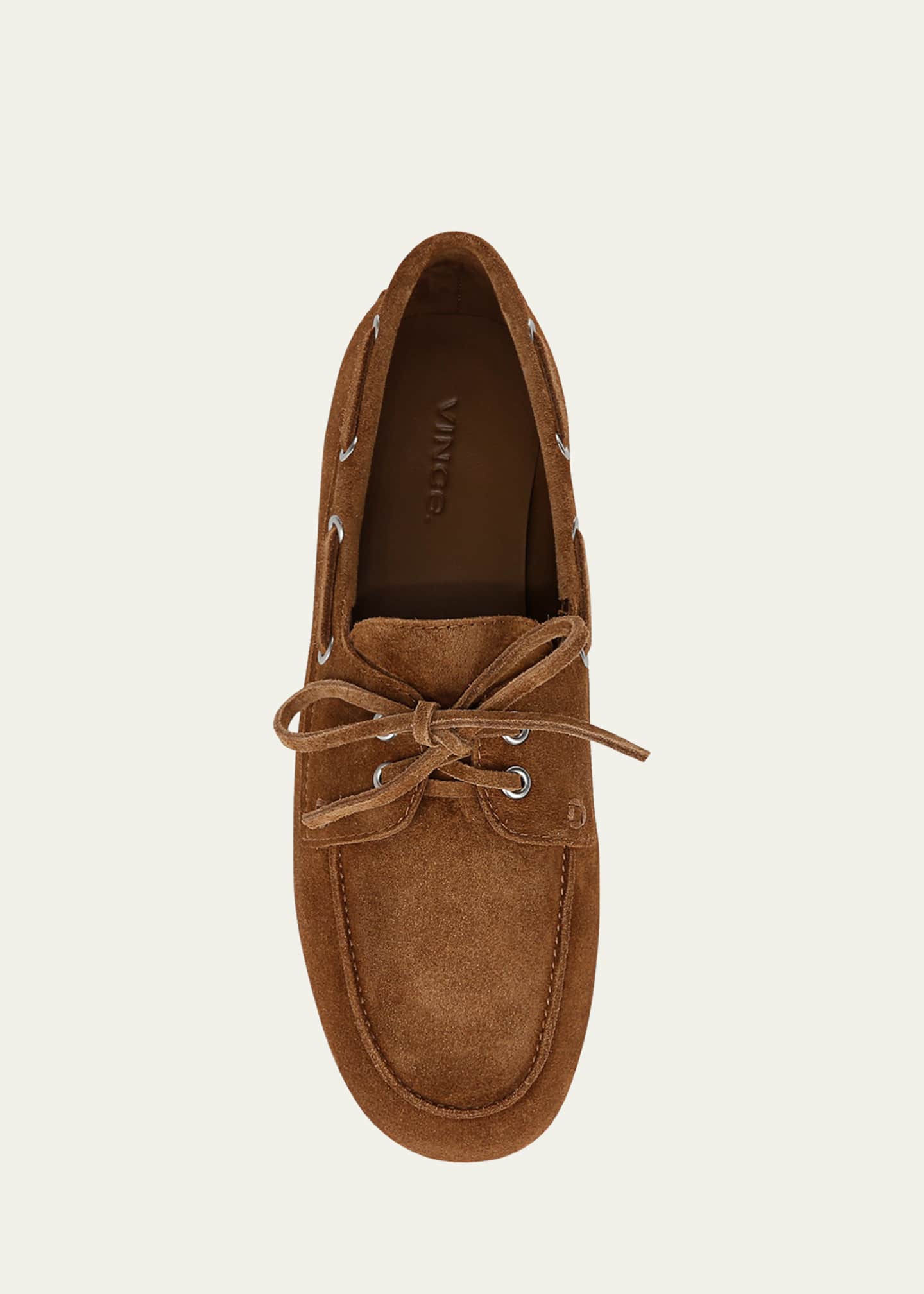 Vince Marin Suede Boat Loafers Image 4 of 4