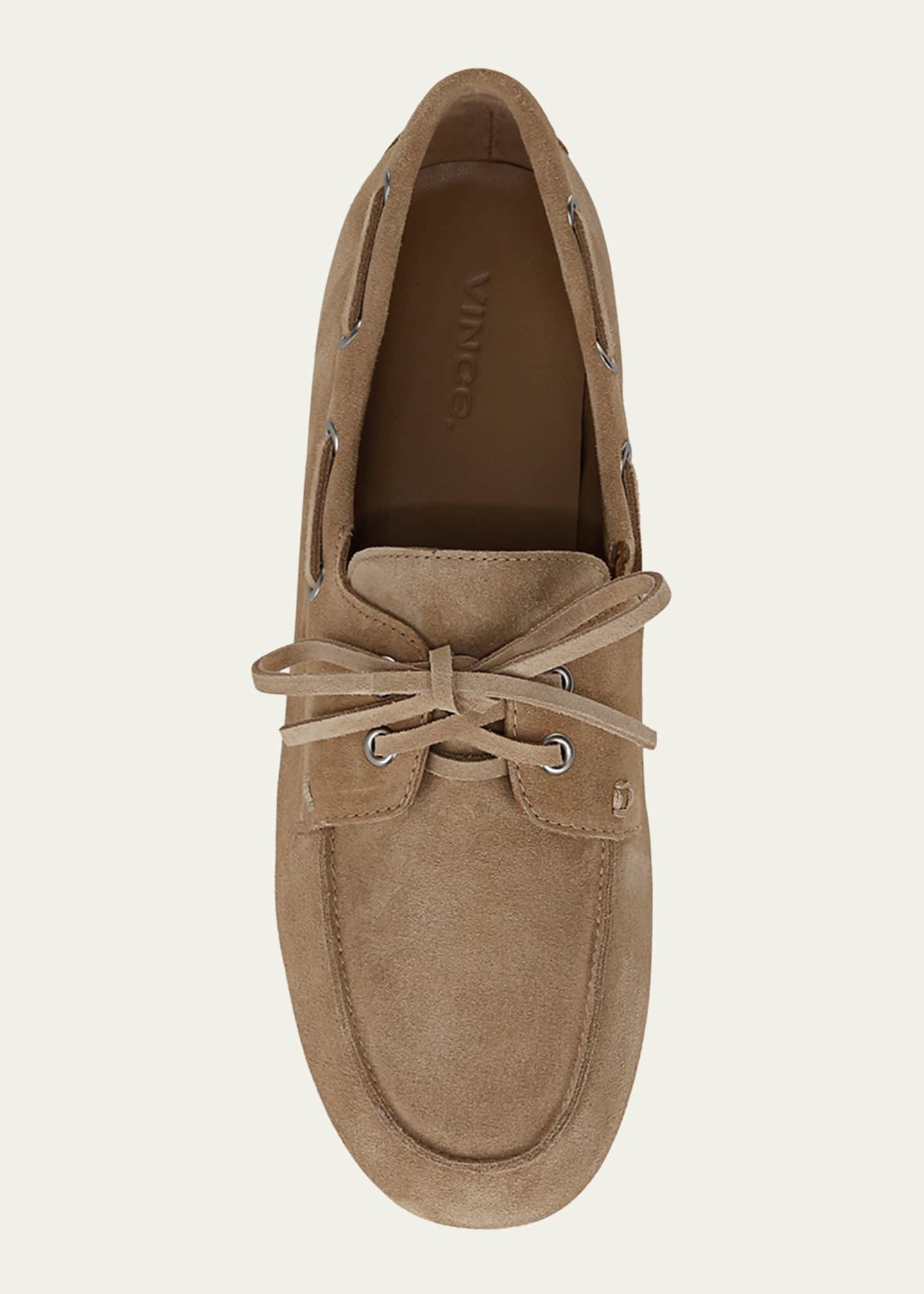 Vince Marin Suede Boat Loafers Image 4 of 4