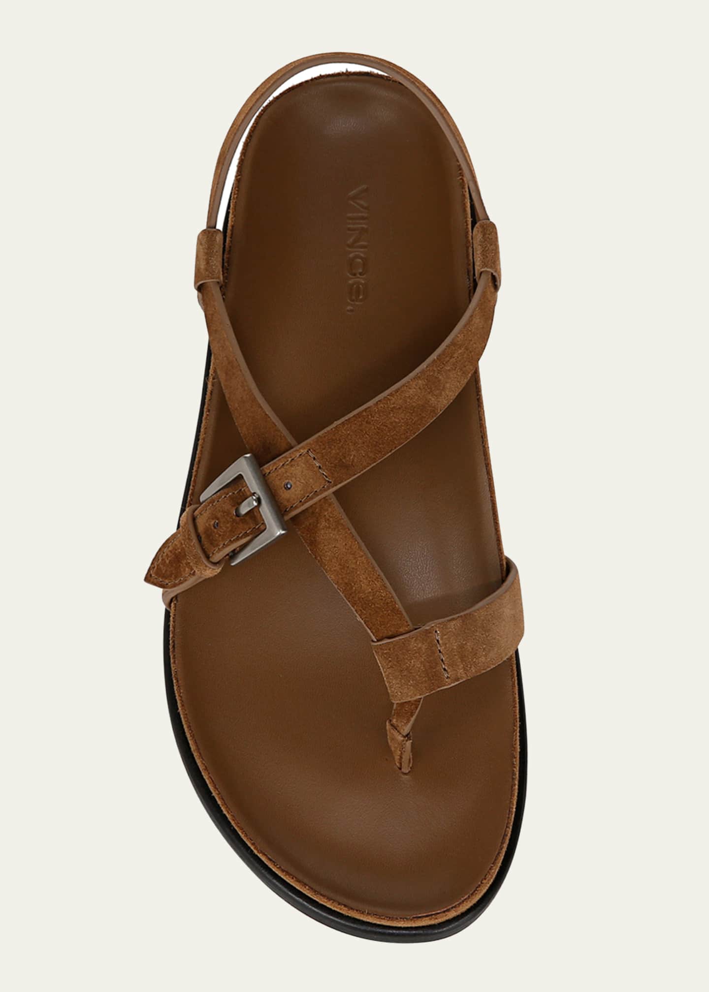 Vince Franca Suede Strappy Sandals Image 4 of 4