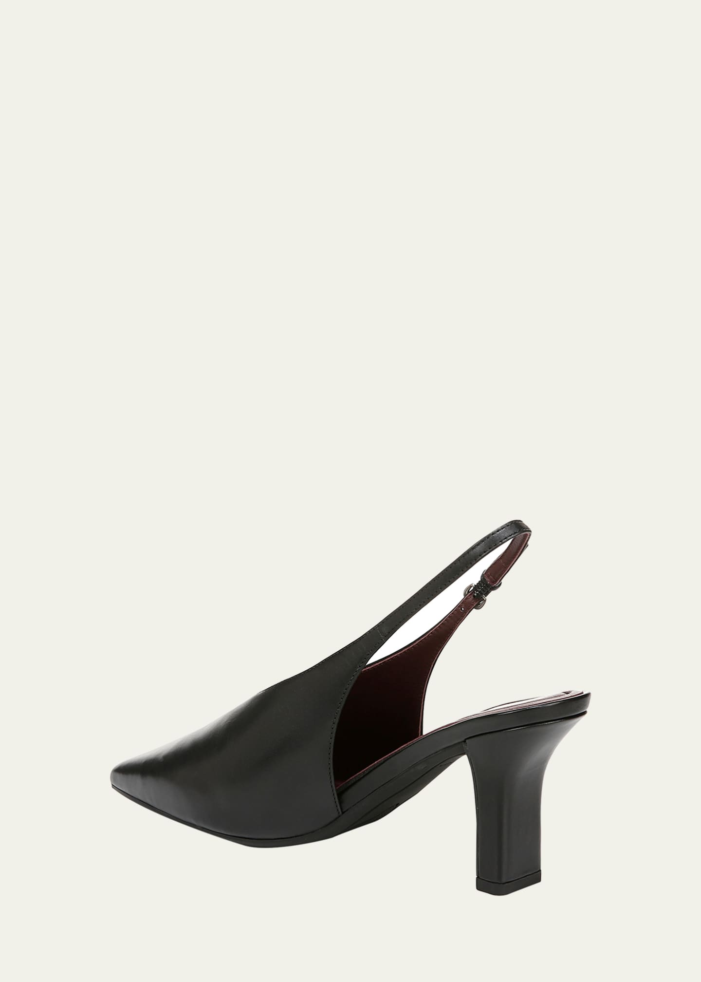 Vince Devi Smooth Leather Slingback Pumps Image 3 of 4