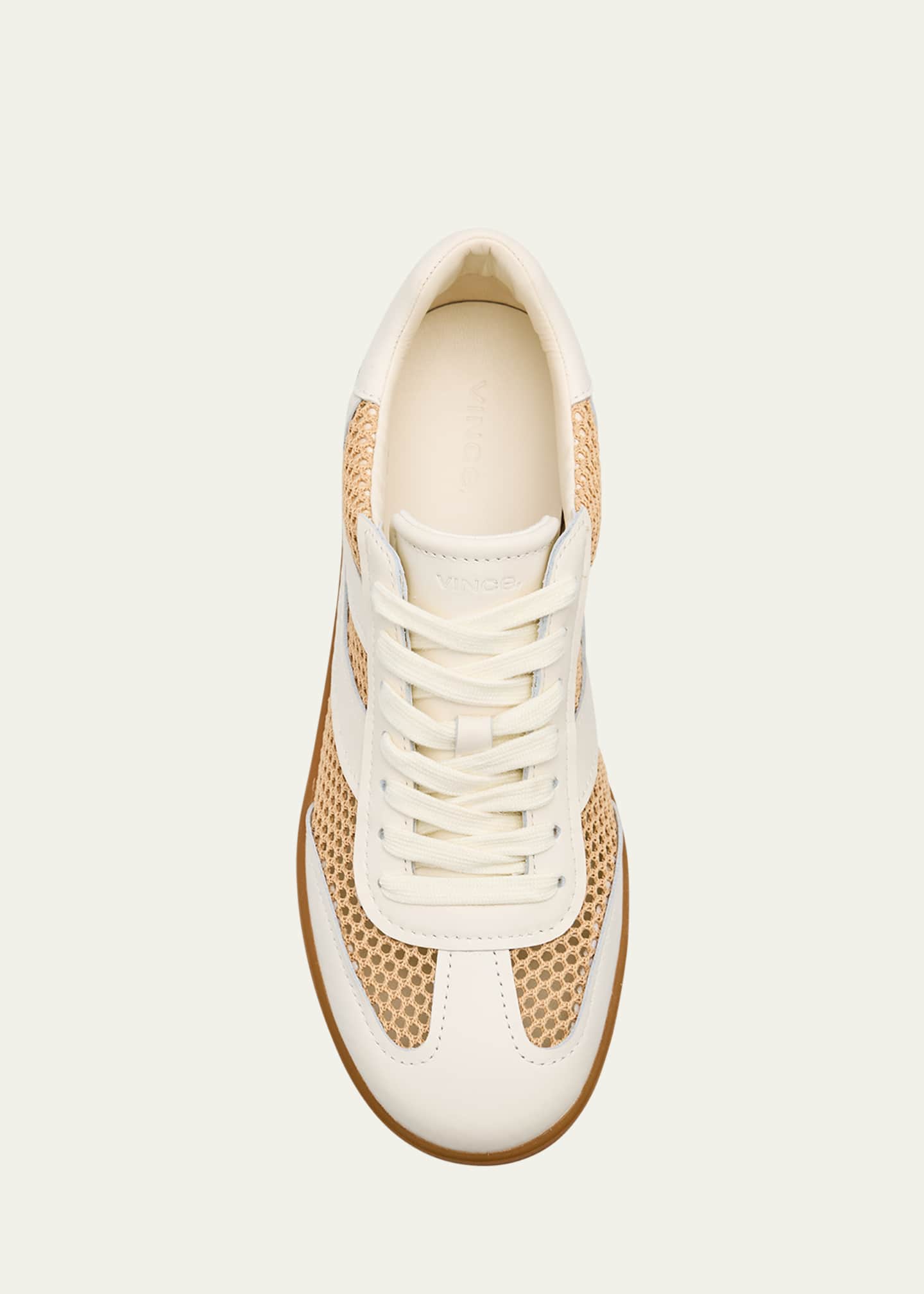 Vince Oasis Net Leather Low-Top Sneakers Image 6 of 6