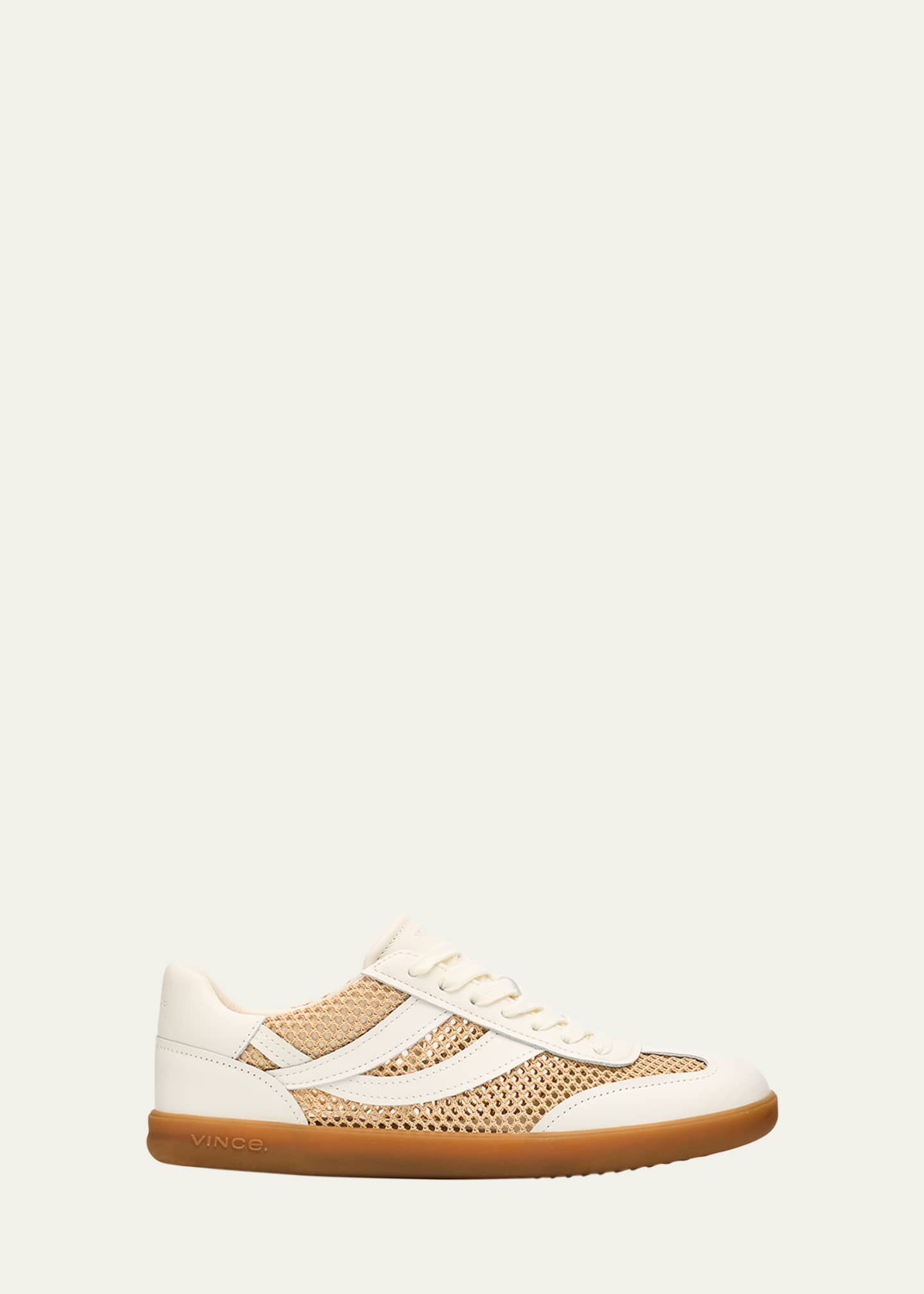 Vince Oasis Net Leather Low-Top Sneakers Image 1 of 6