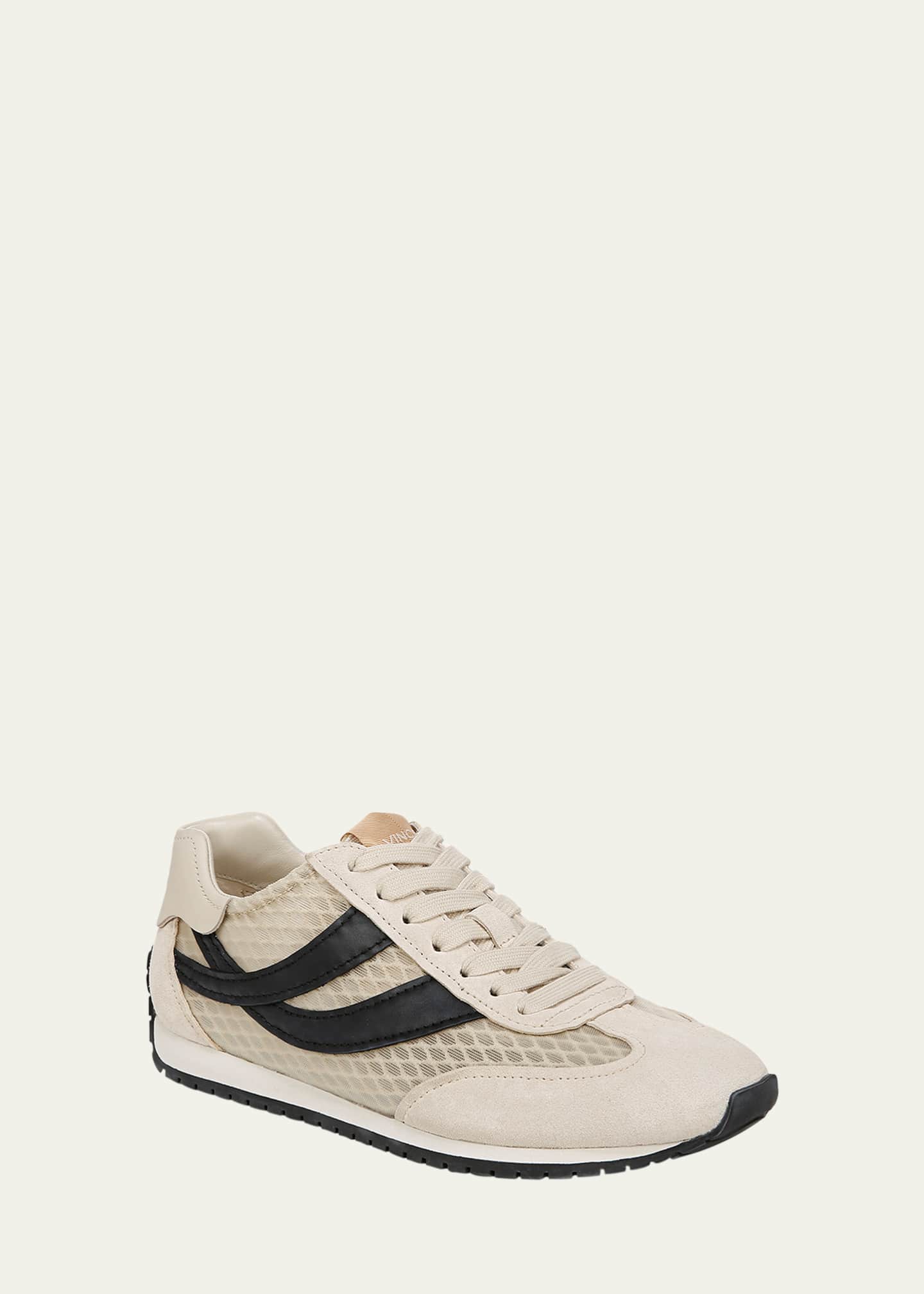 Vince Oasis Net Leather Low-Top Sneakers Image 2 of 5