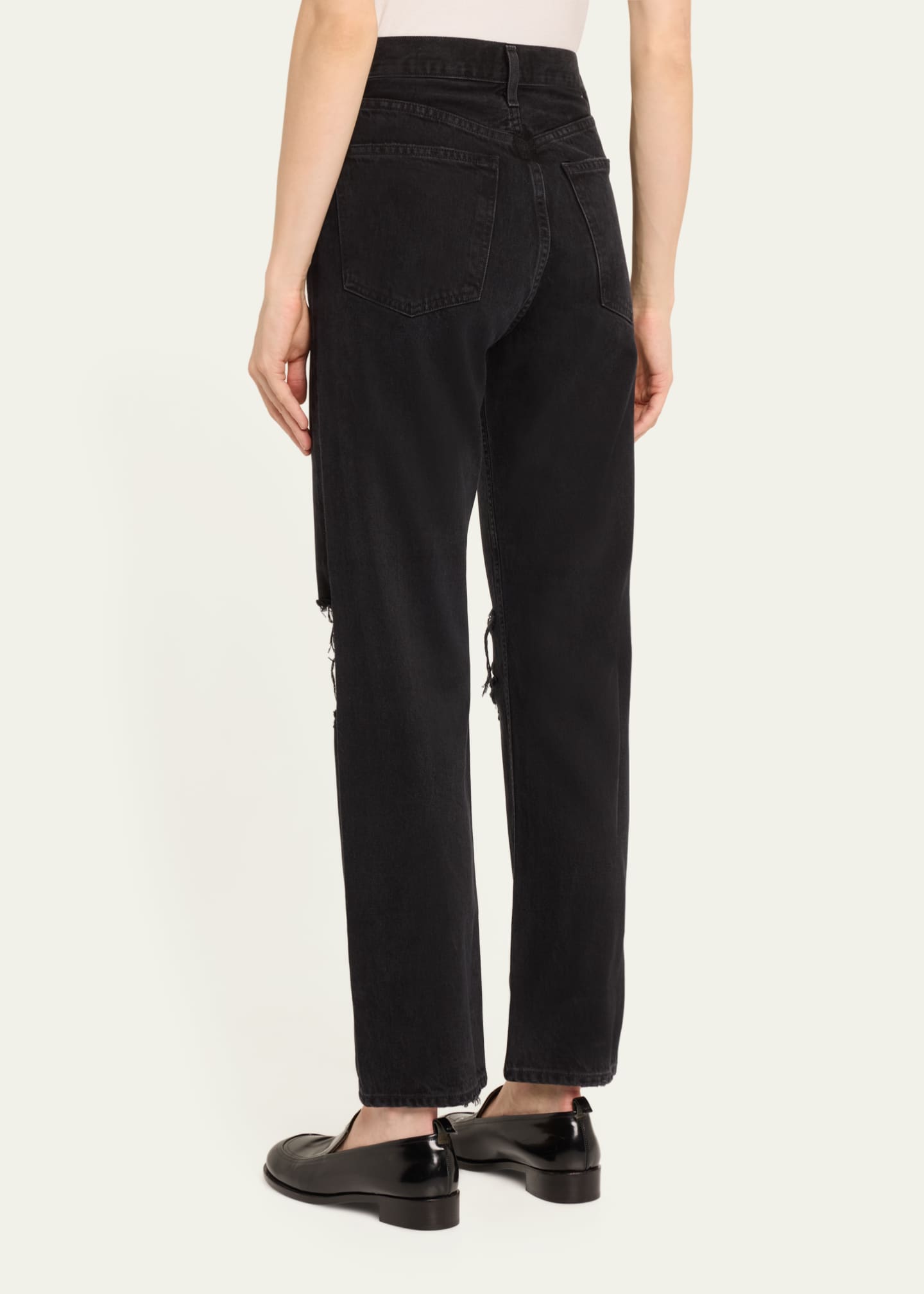 AGOLDE 90's Pinch Waist High-Rise Straight Jeans Image 3 of 5