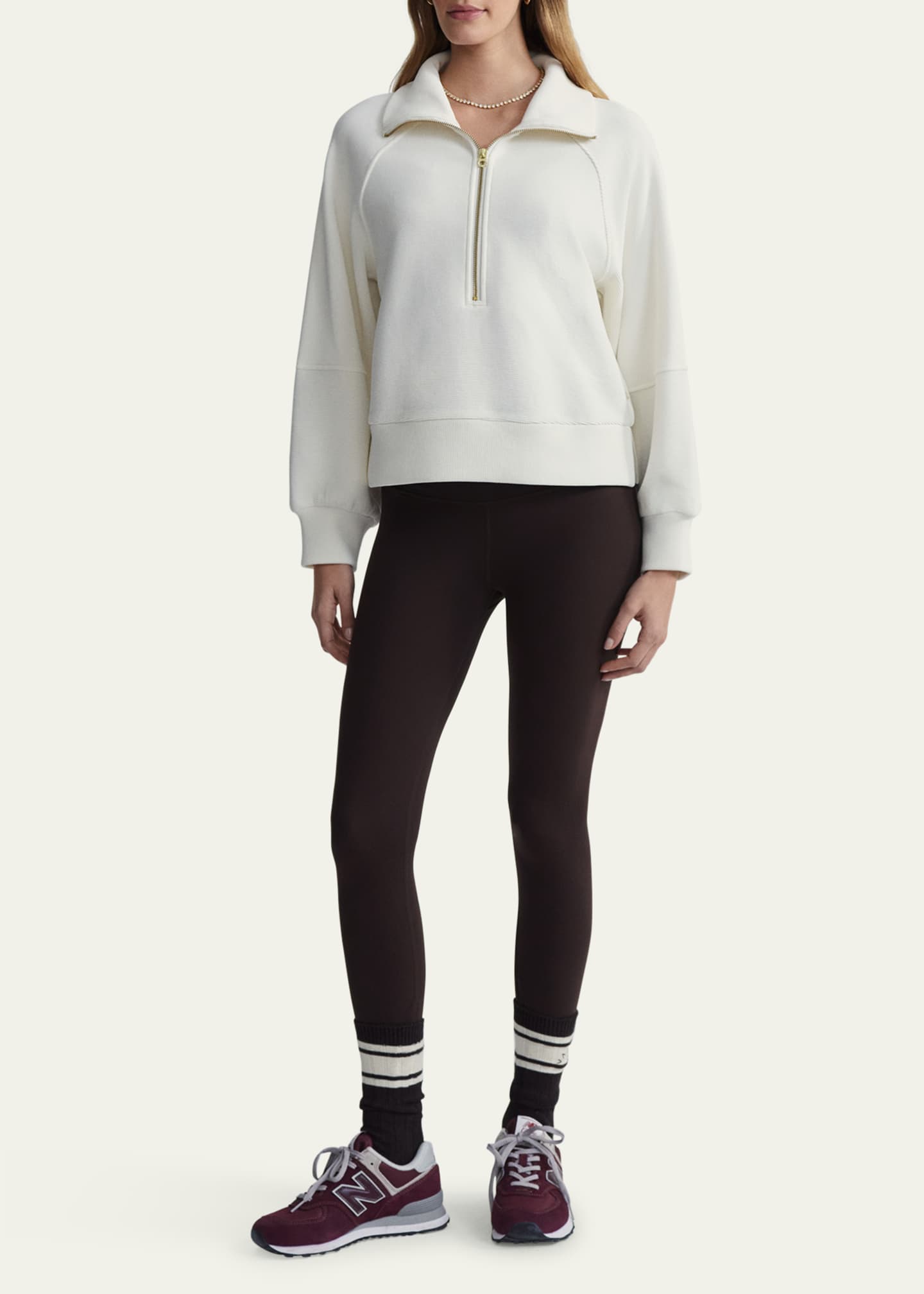 Varley Milano Half-Zip Sweatshirt Image 2 of 5