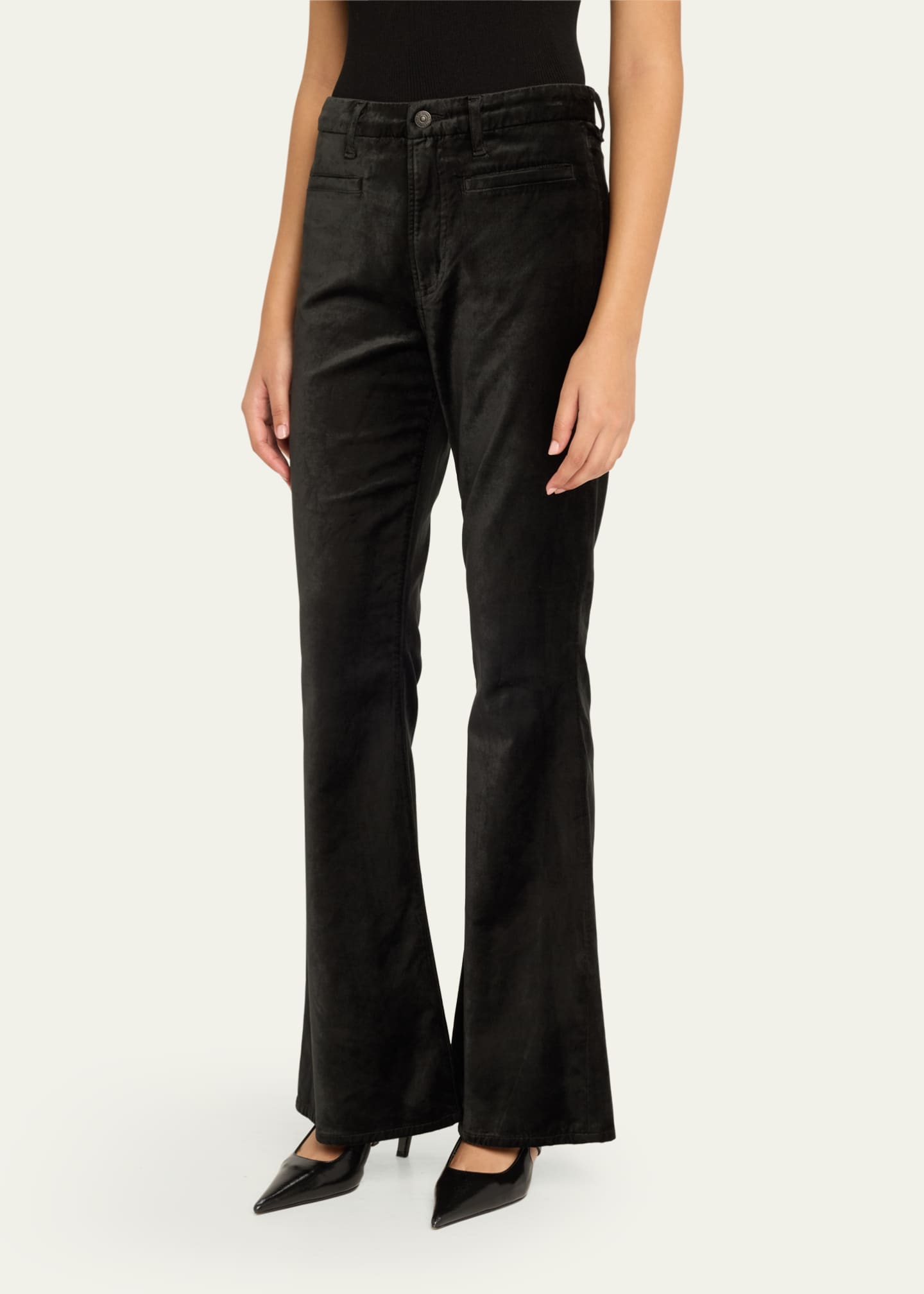 Citizens of Humanity Lilah Flare Velvet Jeans Image 4 of 5