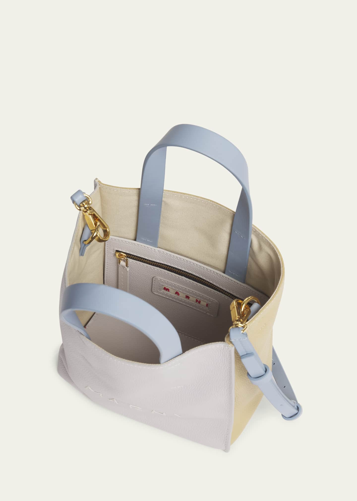 Marni Museo Large Colorblock Leather Crossbody Bag Image 4 of 5