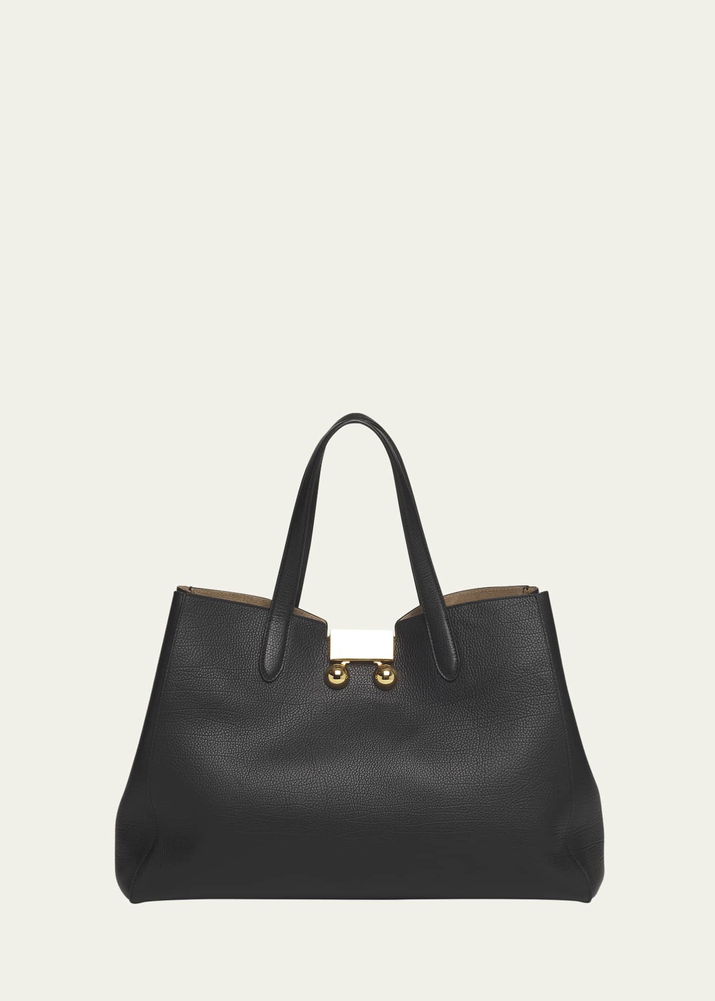 Marni Trunkaroo Medium Calfskin Tote Bag Image 1 of 5