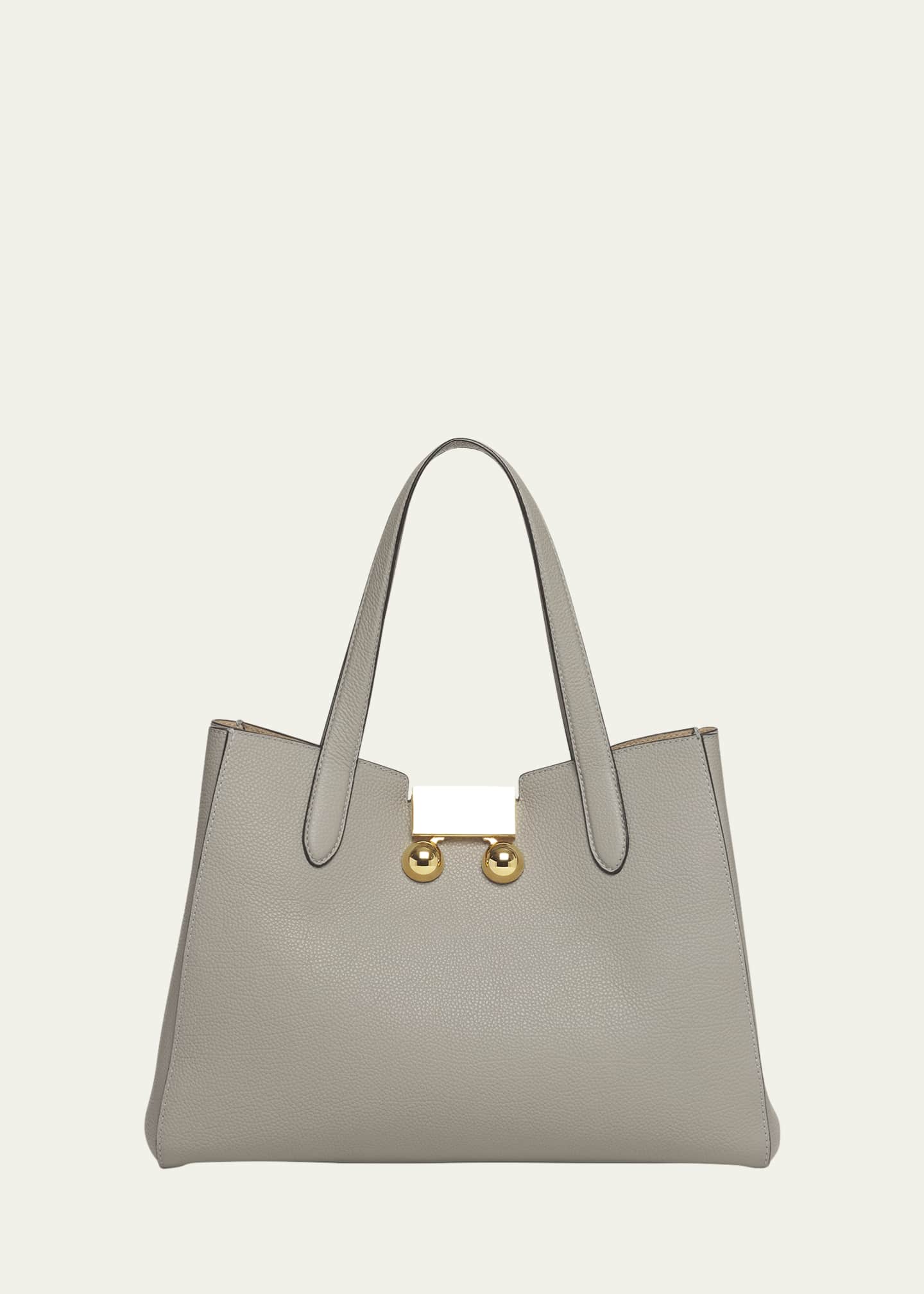 Marni Trunkaroo Small Calfskin Tote Bag Image 1 of 5