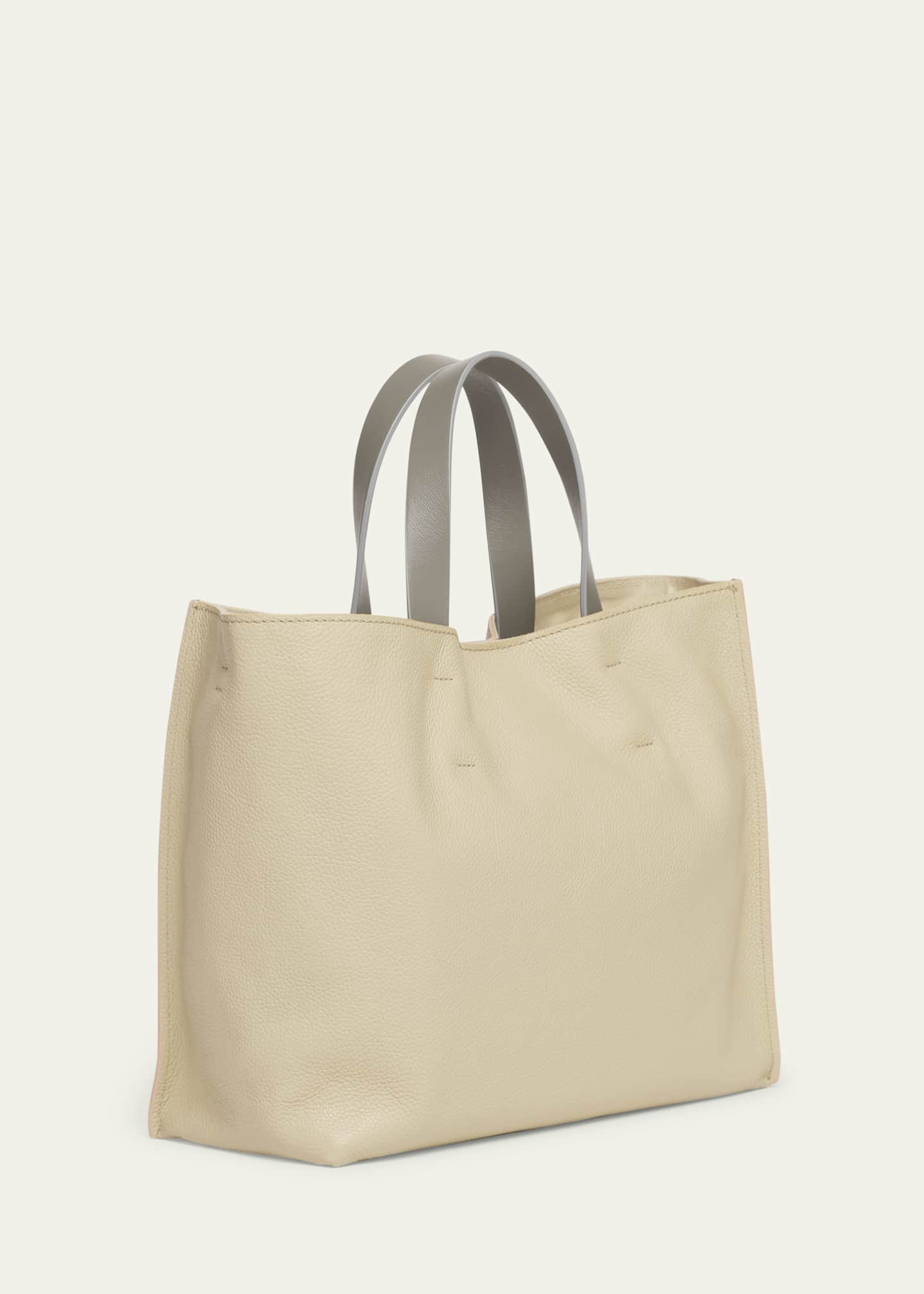Marni Museo Small East-West Colorblock Leather Tote Bag Image 3 of 5