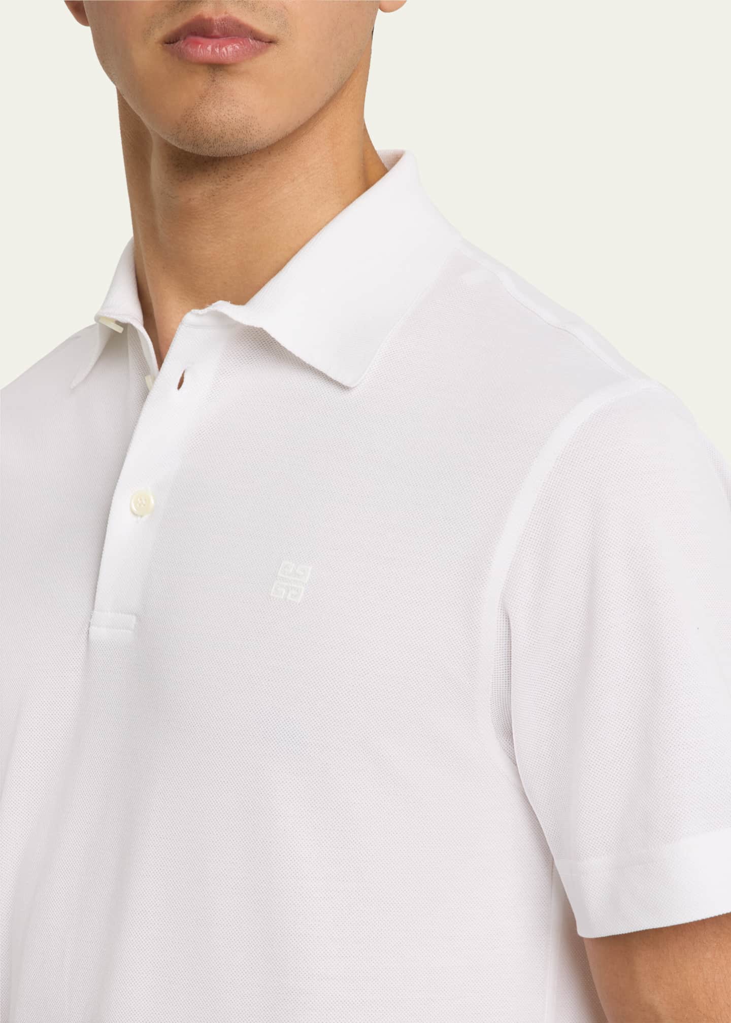 Givenchy Men's 4G Pique Polo Shirt Image 5 of 5