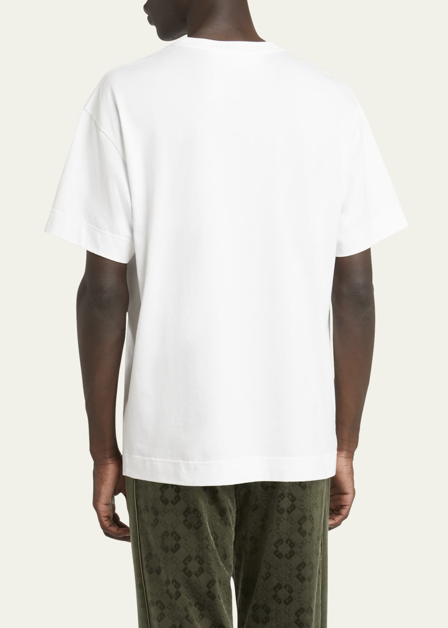 Givenchy Men's Jersey CNY Snake-Print T-Shirt Image 3 of 5