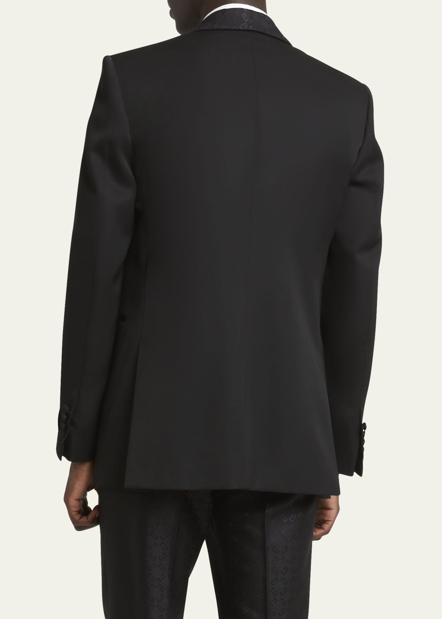 Givenchy Men's Monogram Shawl Long Tuxedo Jacket - Bergdorf