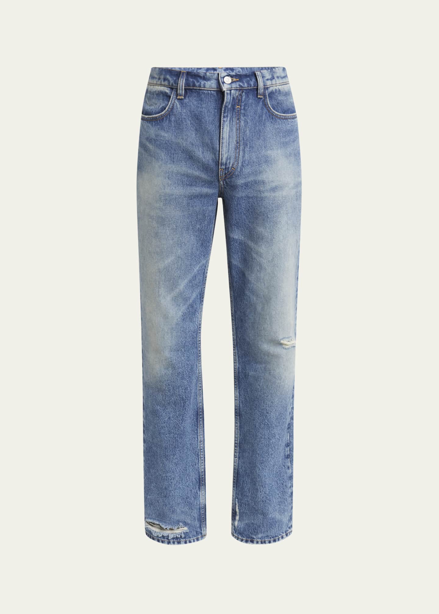 Givenchy Men's Faded Straight-Leg Jeans Image 1 of 5