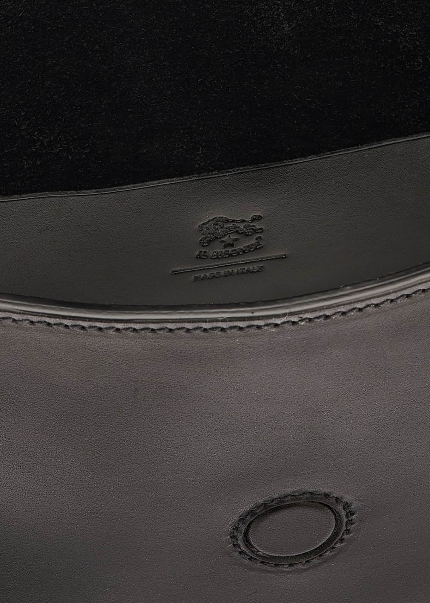 Il Bisonte Consuelo Flap Leather Clutch Bag Image 3 of 3