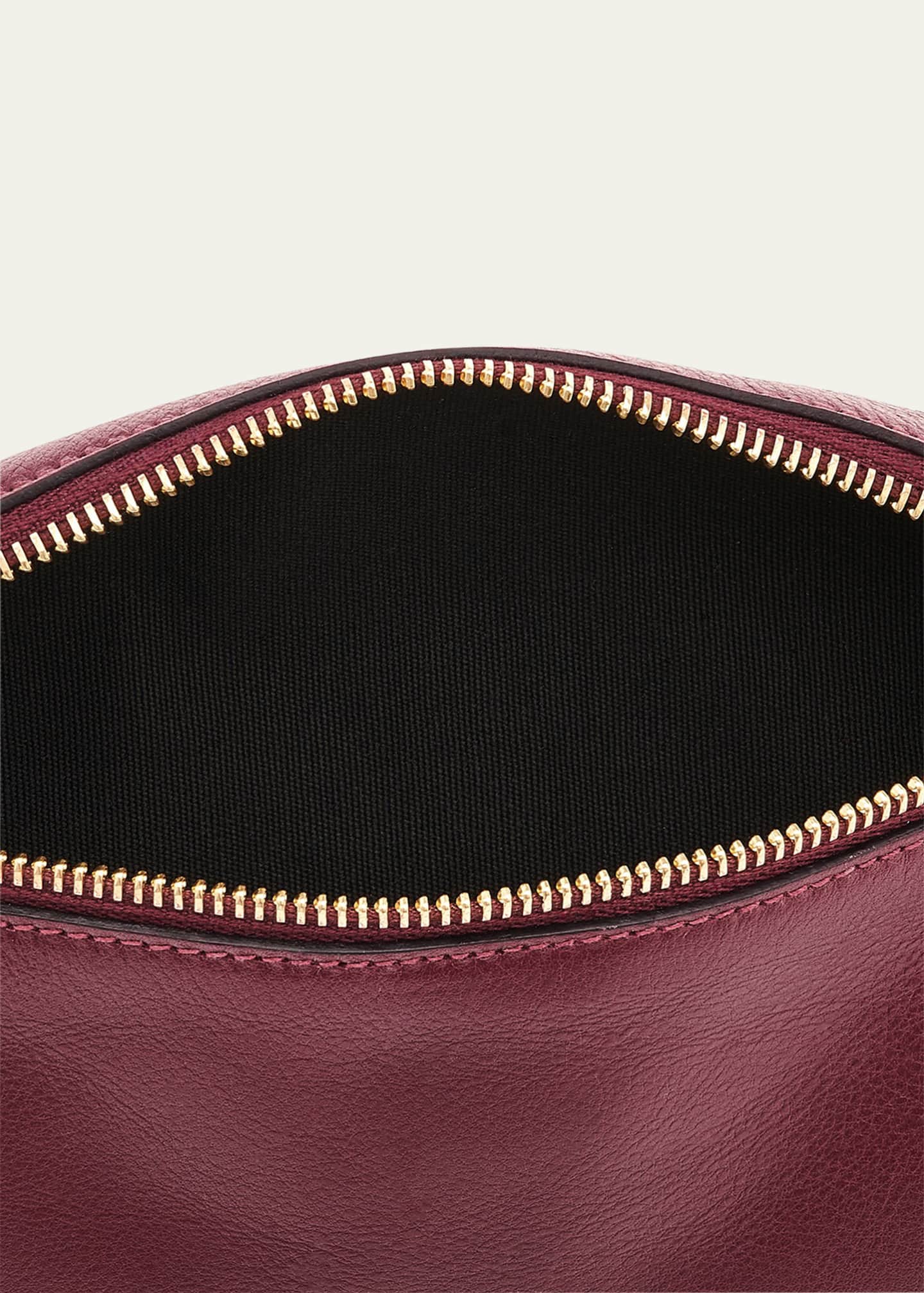 Oliveta Zip Leather Belt Bag