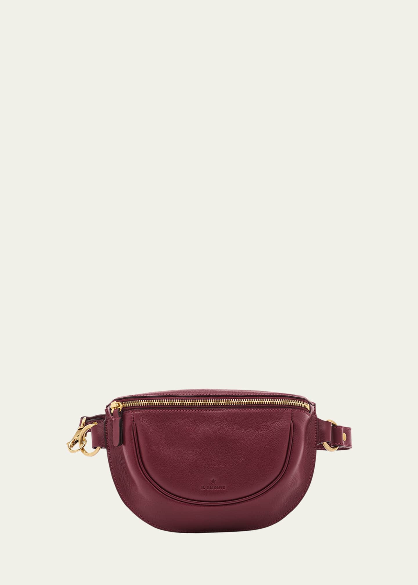 Il Bisonte Oliveta Zip Leather Belt Bag Image 1 of 3
