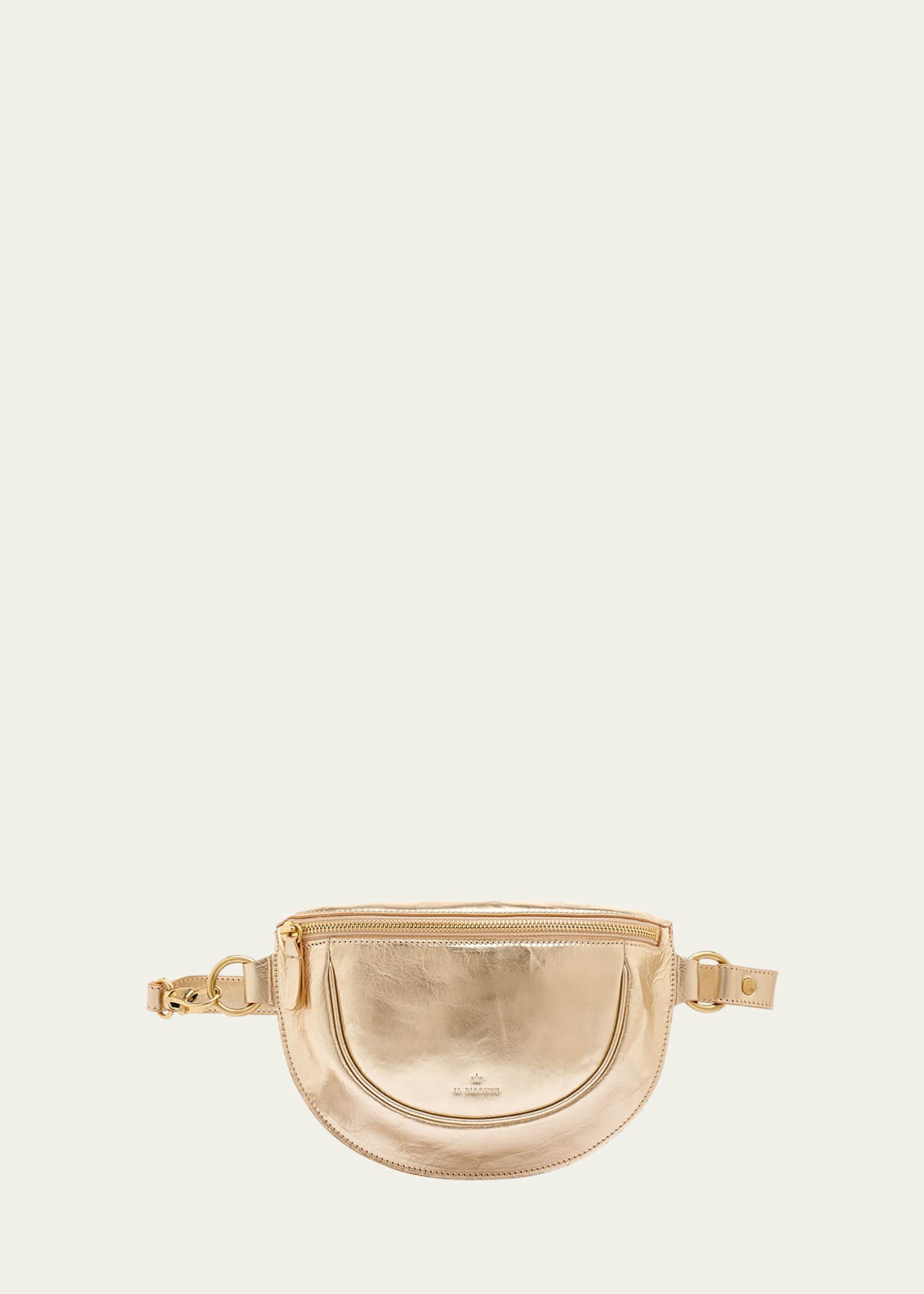 Il Bisonte Oliveta Zip Leather Belt Bag Image 1 of 3