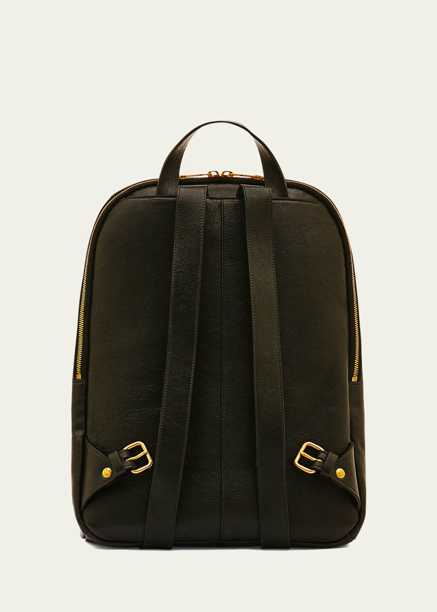 Il Bisonte Duccio Zip Calf Leather Backpack Image 3 of 5