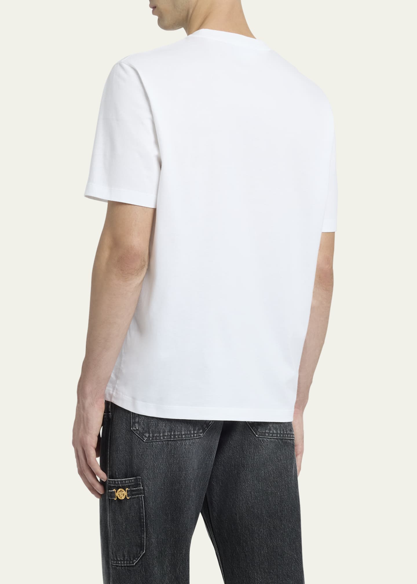 Versace Men's Chain Logo T-Shirt Image 3 of 5