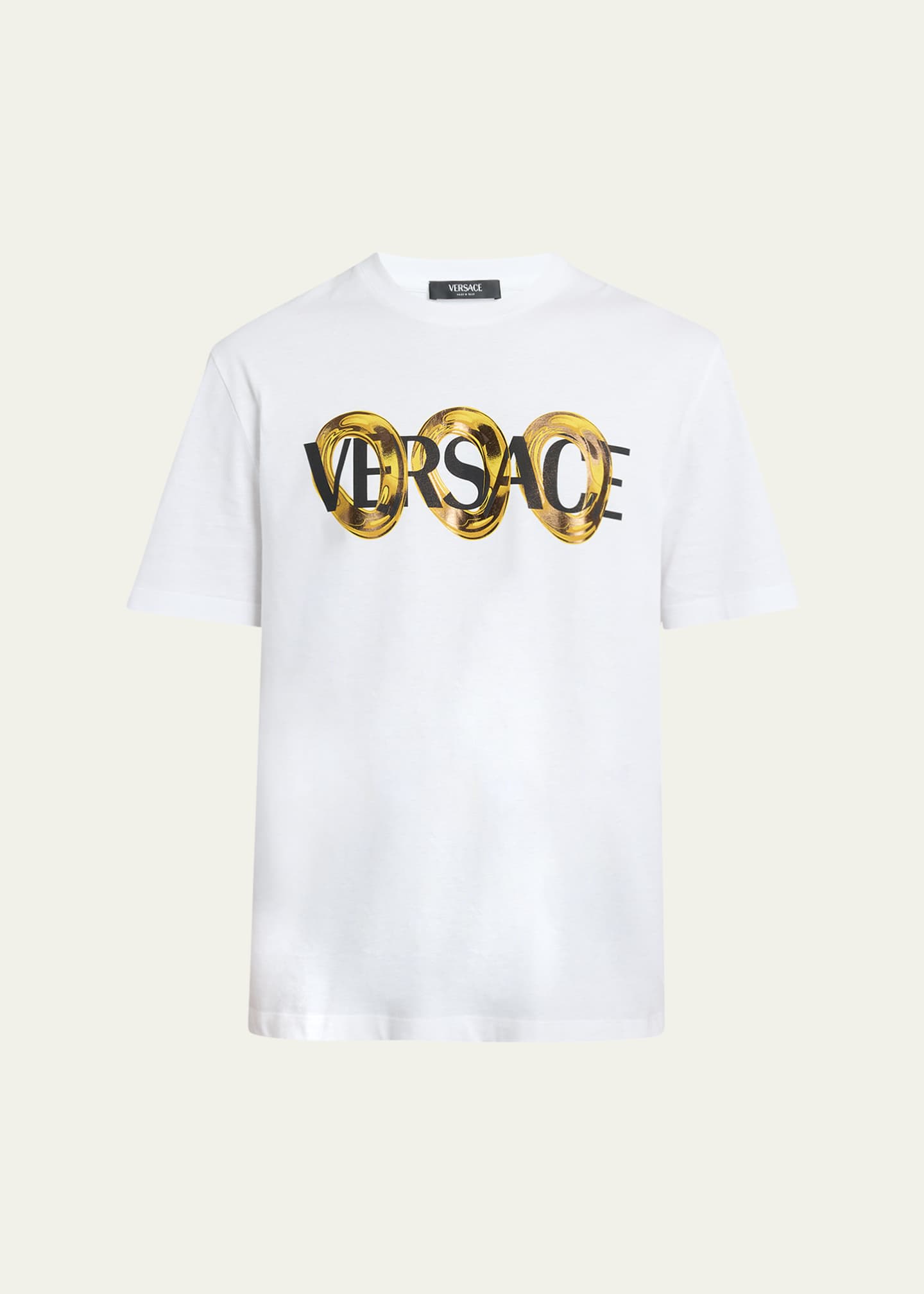 Versace Men's Chain Logo T-Shirt Image 1 of 5