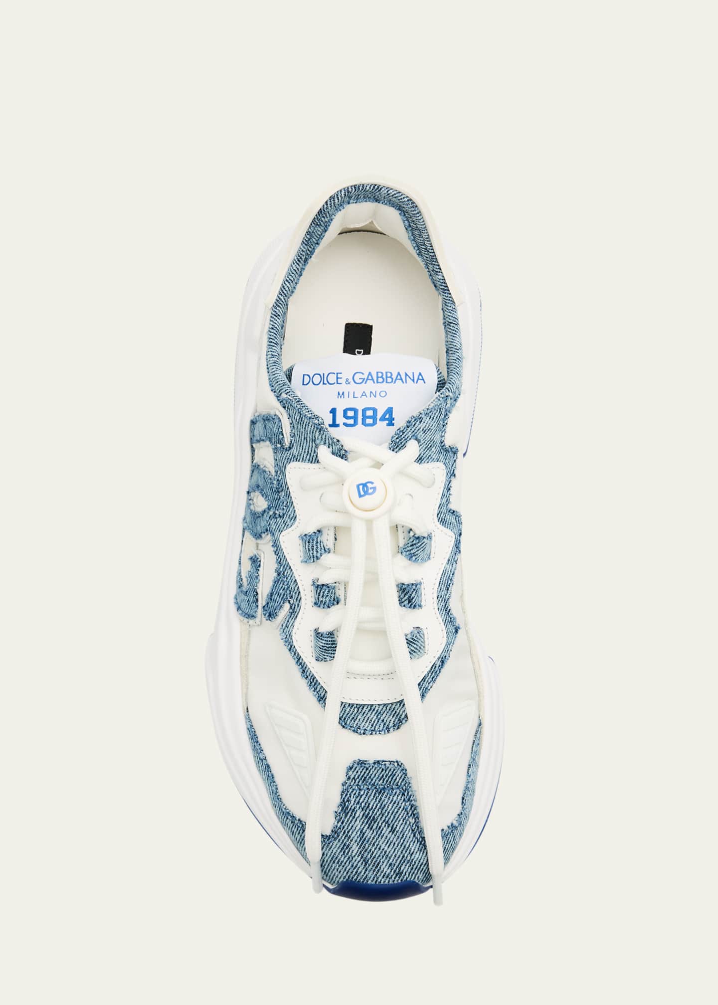 Dolce&Gabbana Daymaster DG logo Denim Runner Sneakers Image 6 of 6