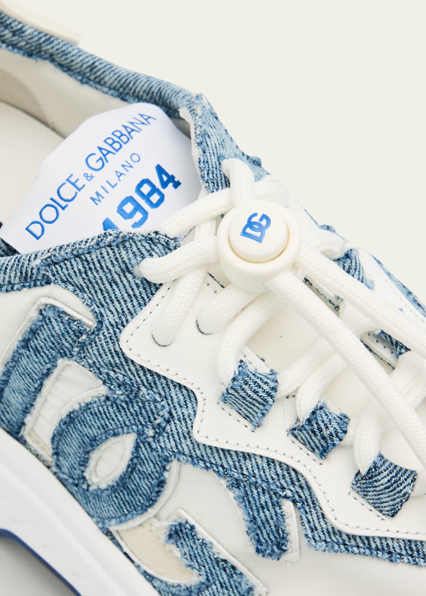 Dolce&Gabbana Daymaster DG logo Denim Runner Sneakers Image 5 of 6
