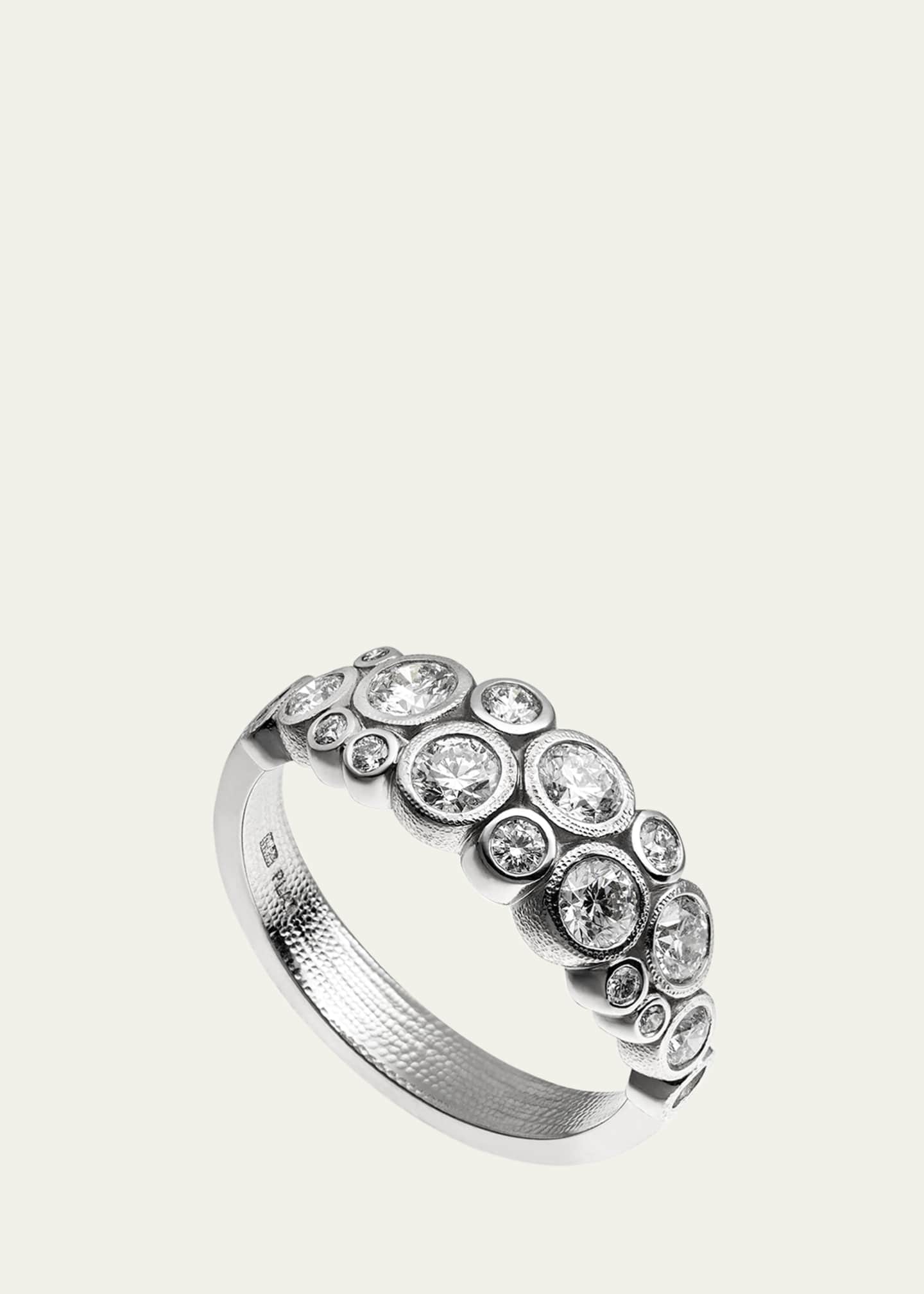 Alex Sepkus Platinum and Diamond Ring