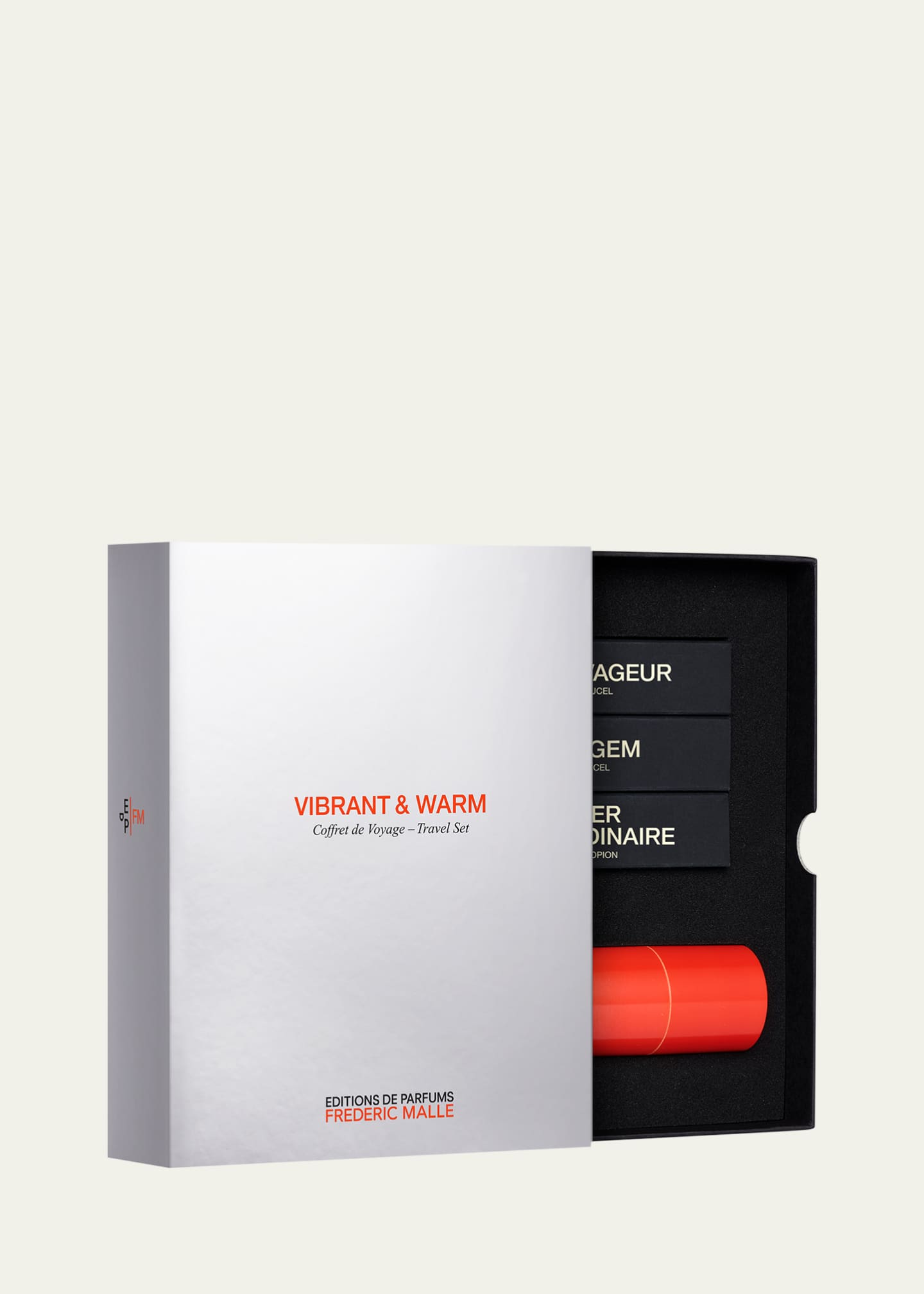 Editions de Parfums Frederic Malle Limited Edition Vibrant & Warm Perfum Travel Gift Set with Case, 3 x 0.34 oz. Image 2 of 2